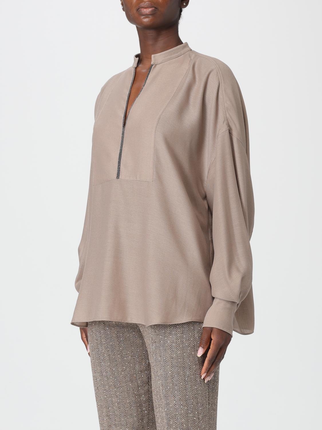 BRUNELLO CUCINELLI トップス: スカート レディース Brunello Cucinelli, キャメル - Img 4