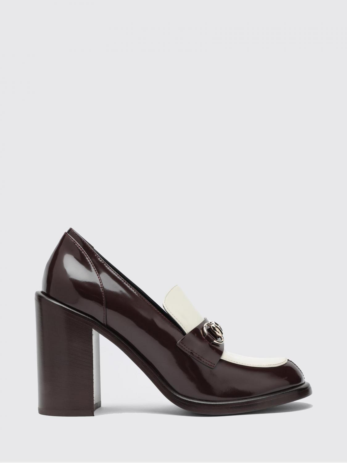 GUCCI MOCASSINI: Mocassino Gucci in pelle spazzolata con morsetto Horsebit, Beige - Img 1
