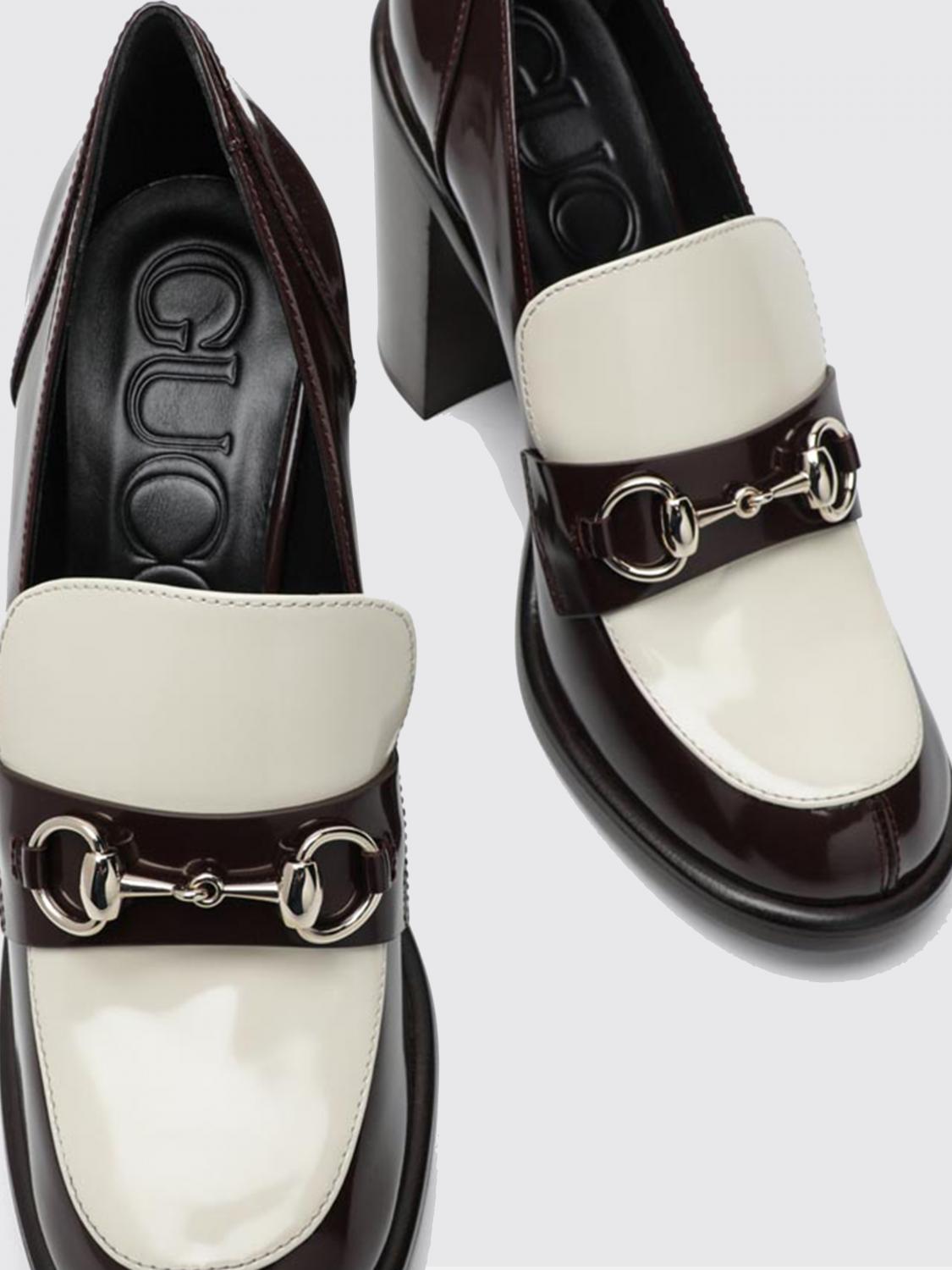 GUCCI MOCASSINI: Mocassino Gucci in pelle spazzolata con morsetto Horsebit, Beige - Img 4