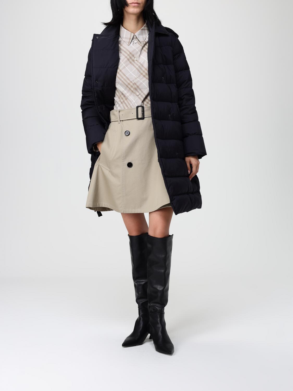 BURBERRY：コート レディース - ブラック | GIGLIO.COM