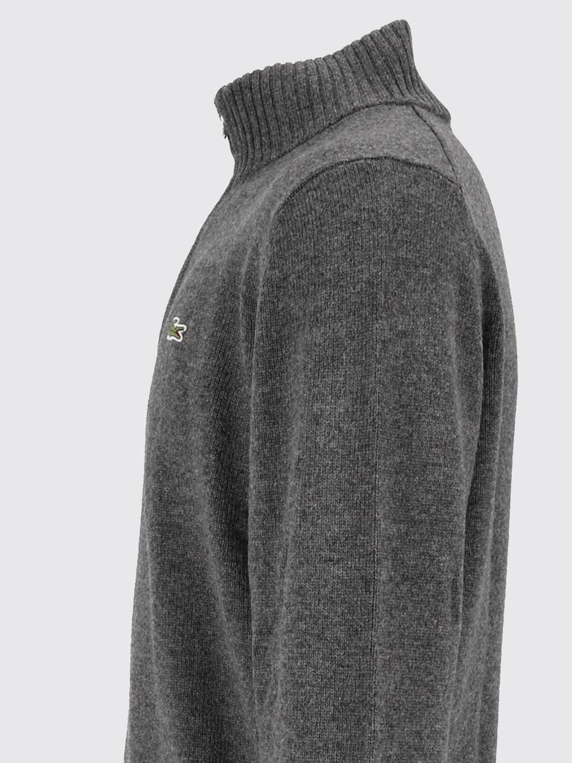 LACOSTE SWEATER: Sweater men Lacoste, Grey - Img 4