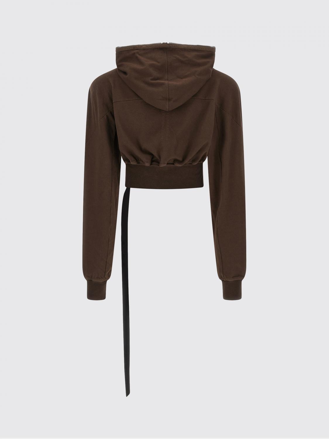 RICK OWENS DRKSHDW SWEATSHIRT: Sweatshirt woman Rick Owens Drkshdw, Brown - Img 2