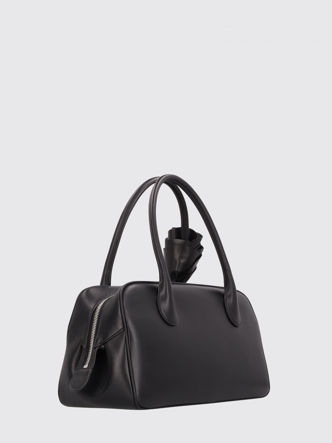 MAGDA BUTRYM BORSA A MANO: Borsa Brigitte Magda Butrym con fiore , Nero - Img 2