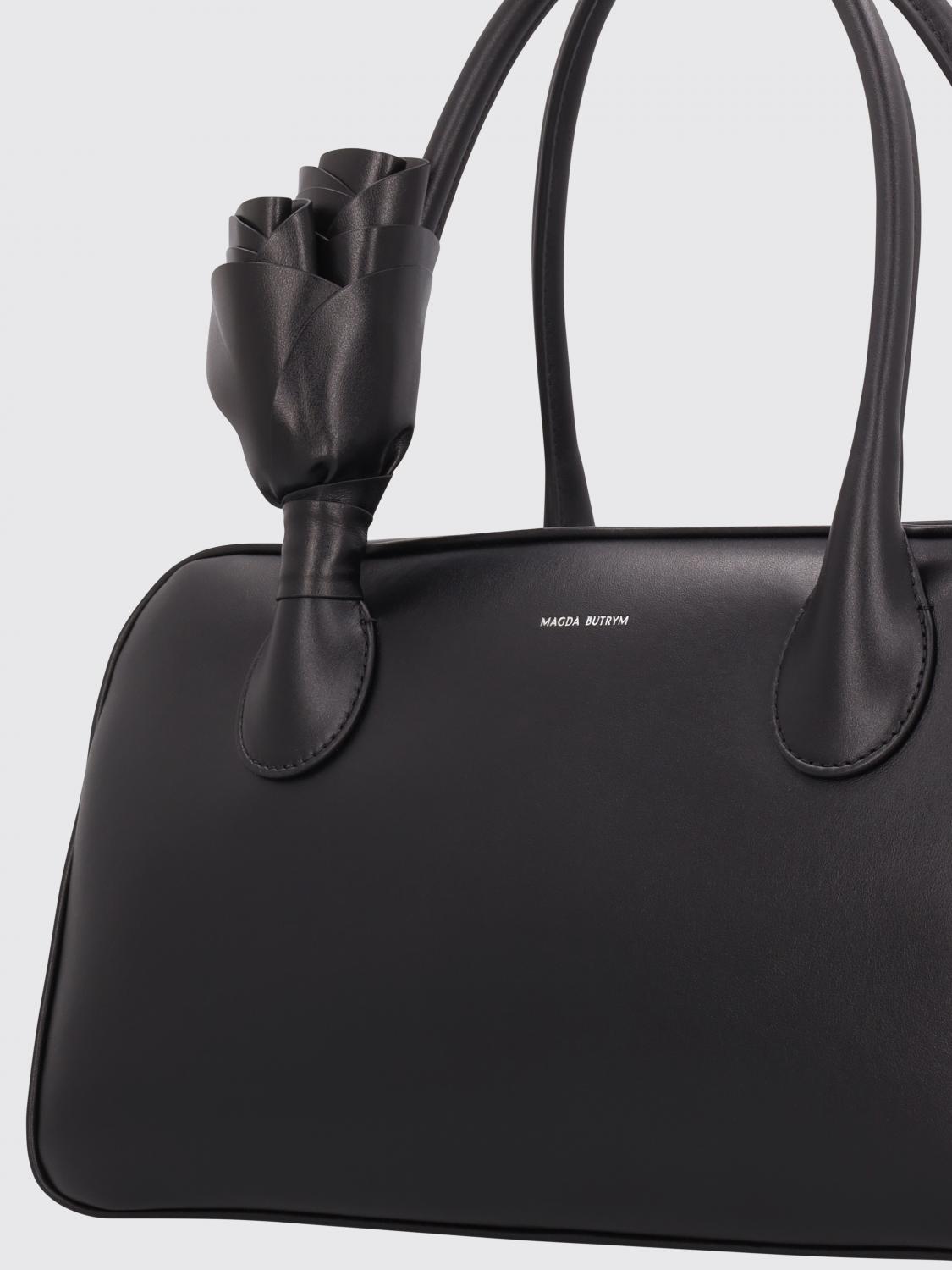 MAGDA BUTRYM BORSA A MANO: Borsa Brigitte Magda Butrym con fiore , Nero - Img 3