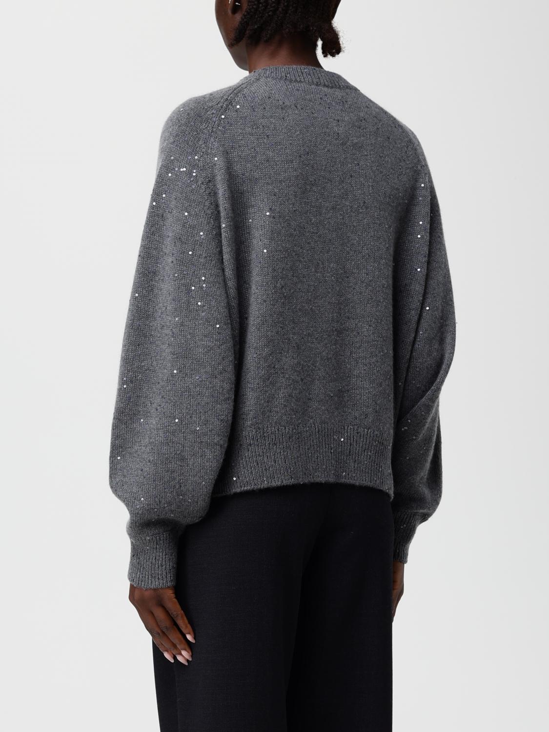 Brunello Cucinelli Sweater woman - Lead | M73539946 | GIGLIO.COM