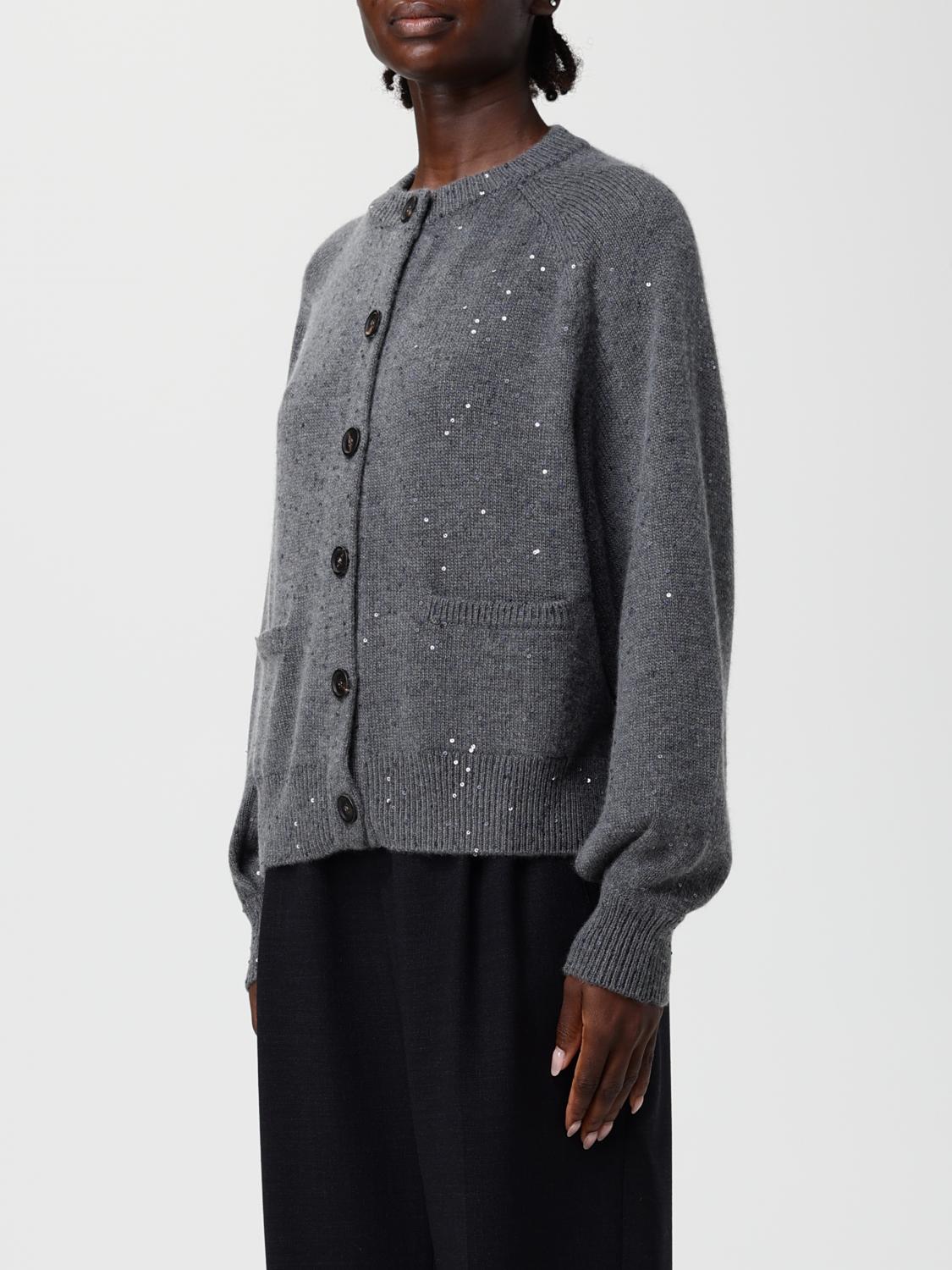 Brunello Cucinelli Sweater woman - Lead | M73539946 | GIGLIO.COM