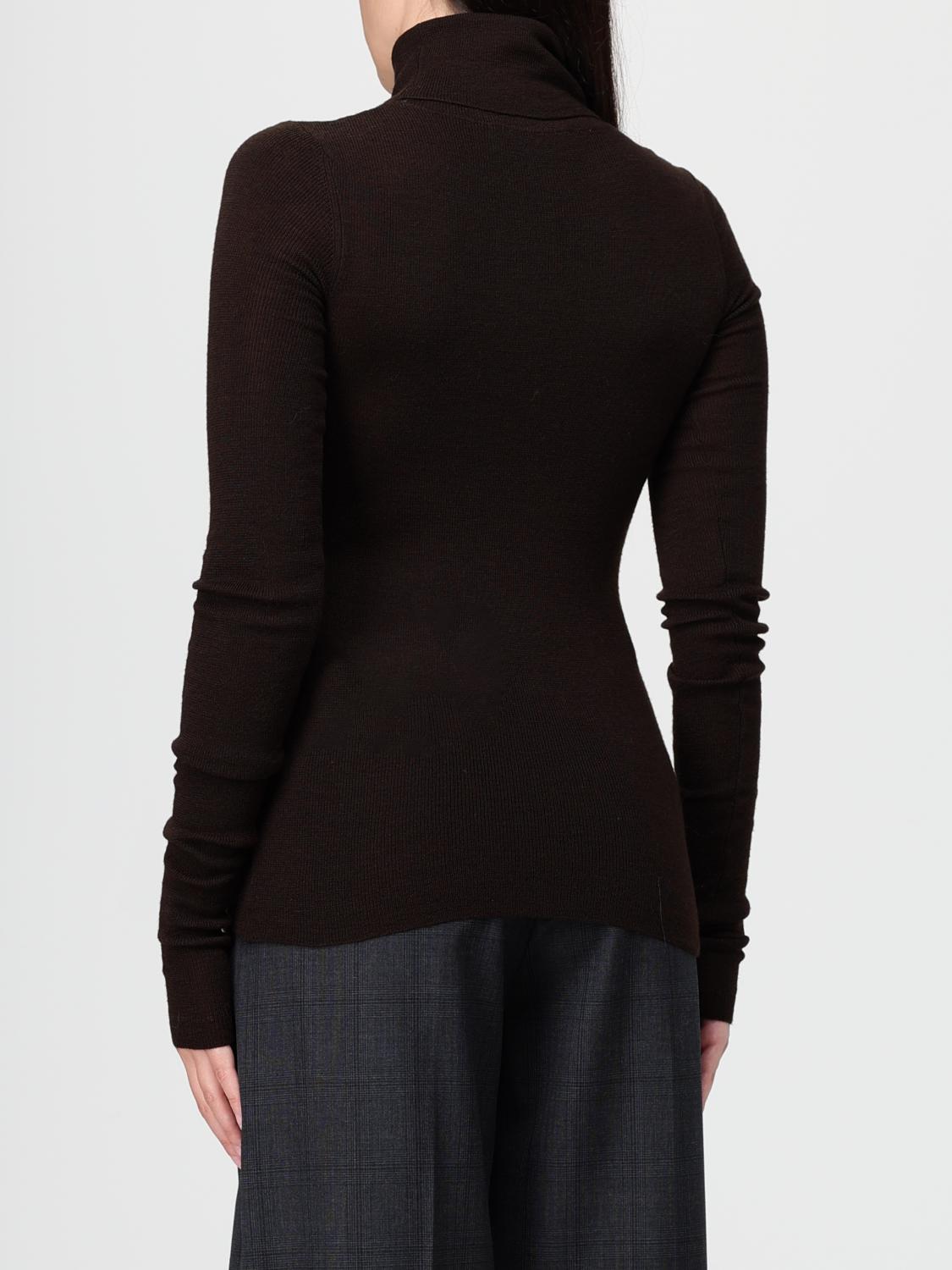 THE FRANKIE SHOP 毛衣: 毛衣 女士 The Frankie Shop, 棕色 - Img 3