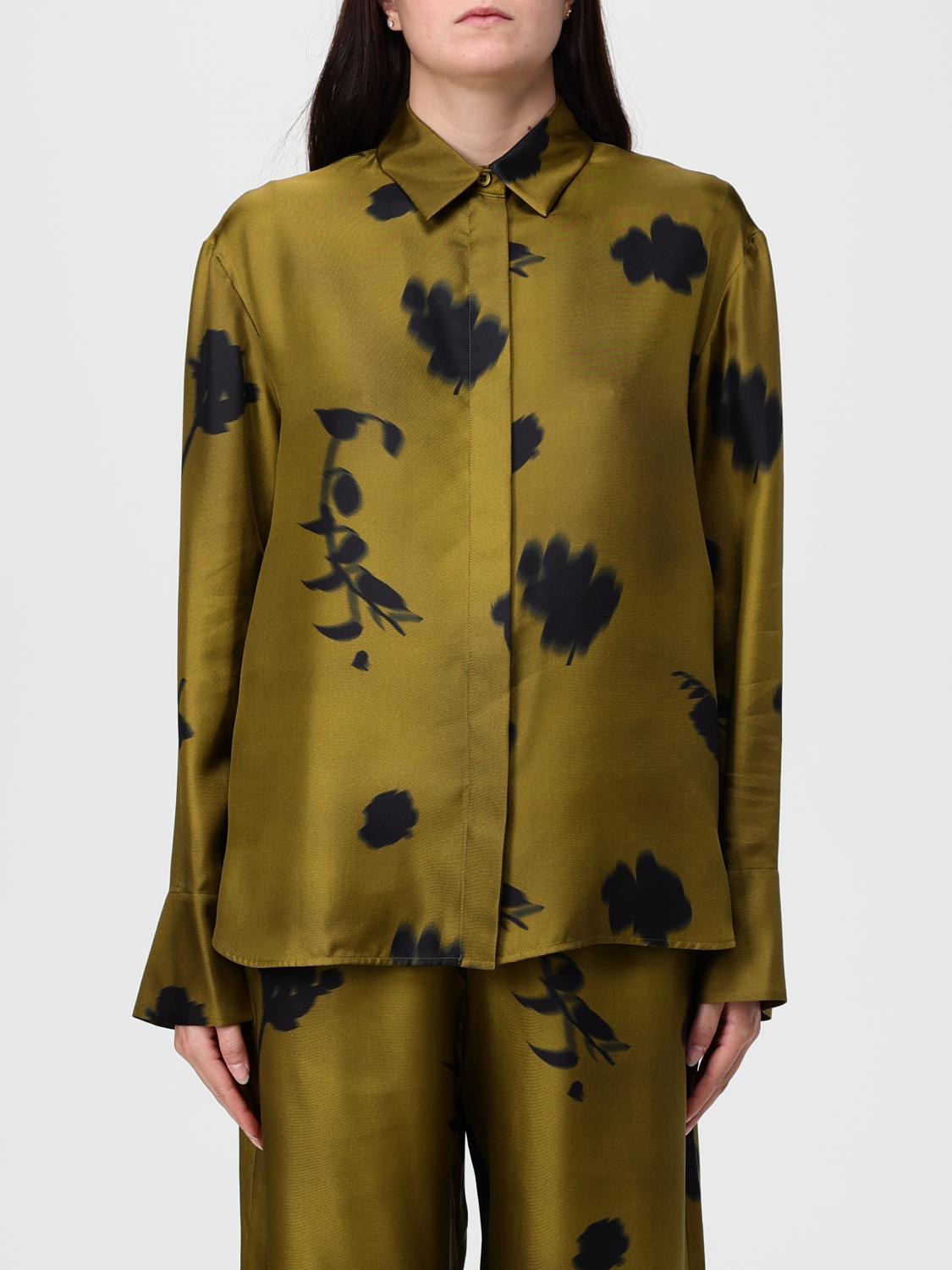 MM MAX MARA HEMDBLUSE: Hemdbluse damen Mm Max Mara, Grün - Img 1