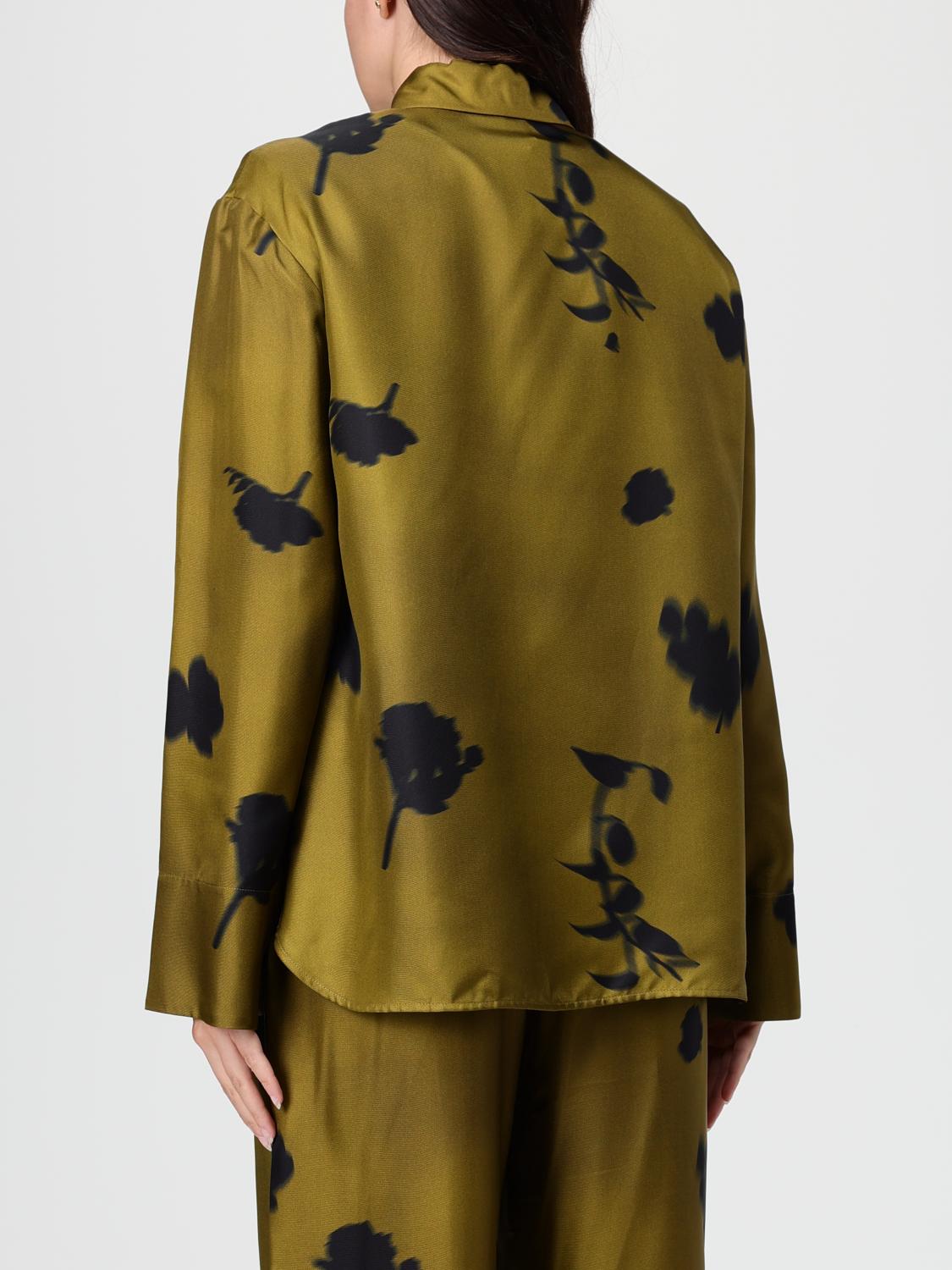 MM MAX MARA HEMDBLUSE: Hemdbluse damen Mm Max Mara, Grün - Img 3