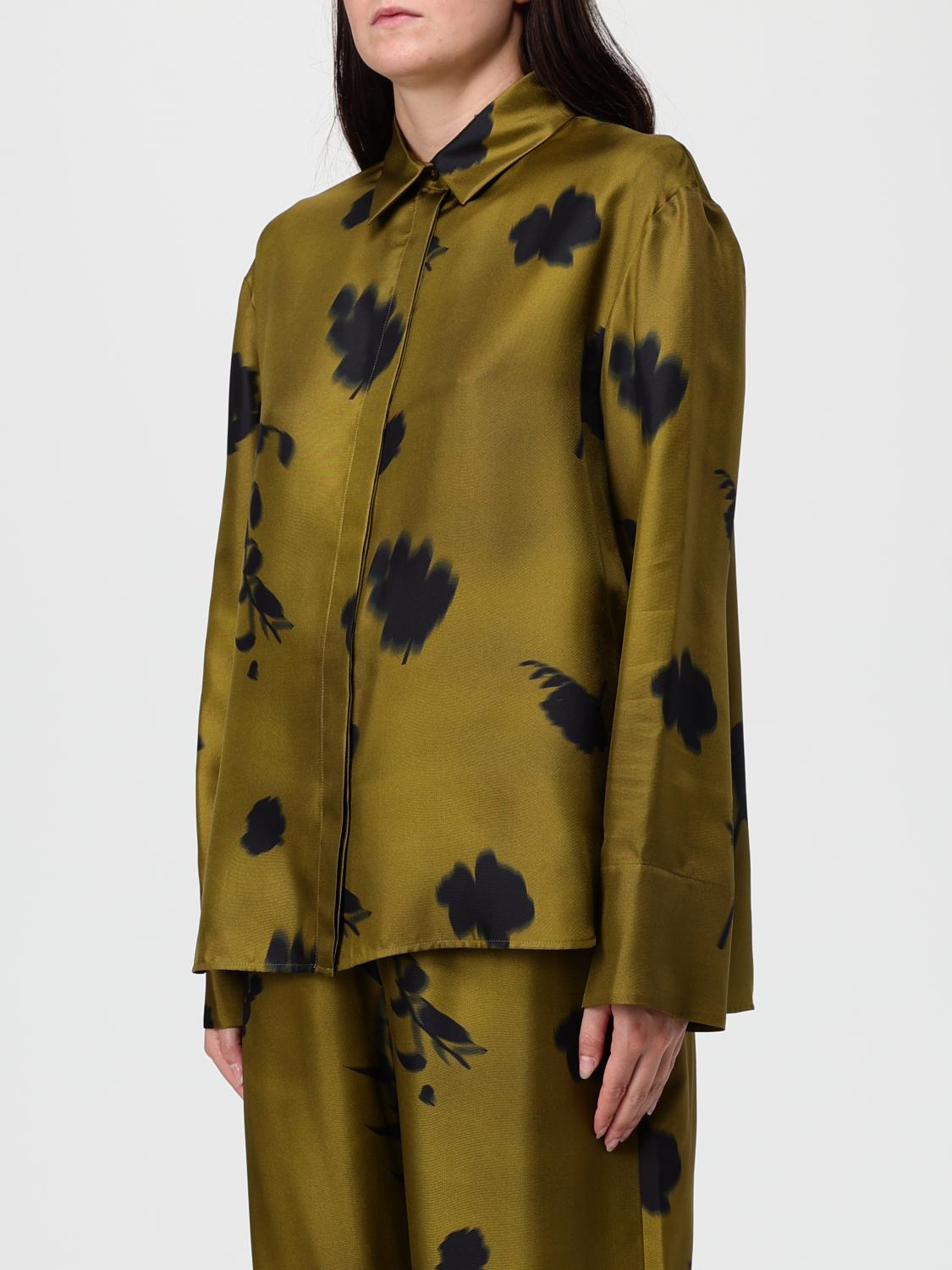 MM MAX MARA HEMDBLUSE: Hemdbluse damen Mm Max Mara, Grün - Img 4