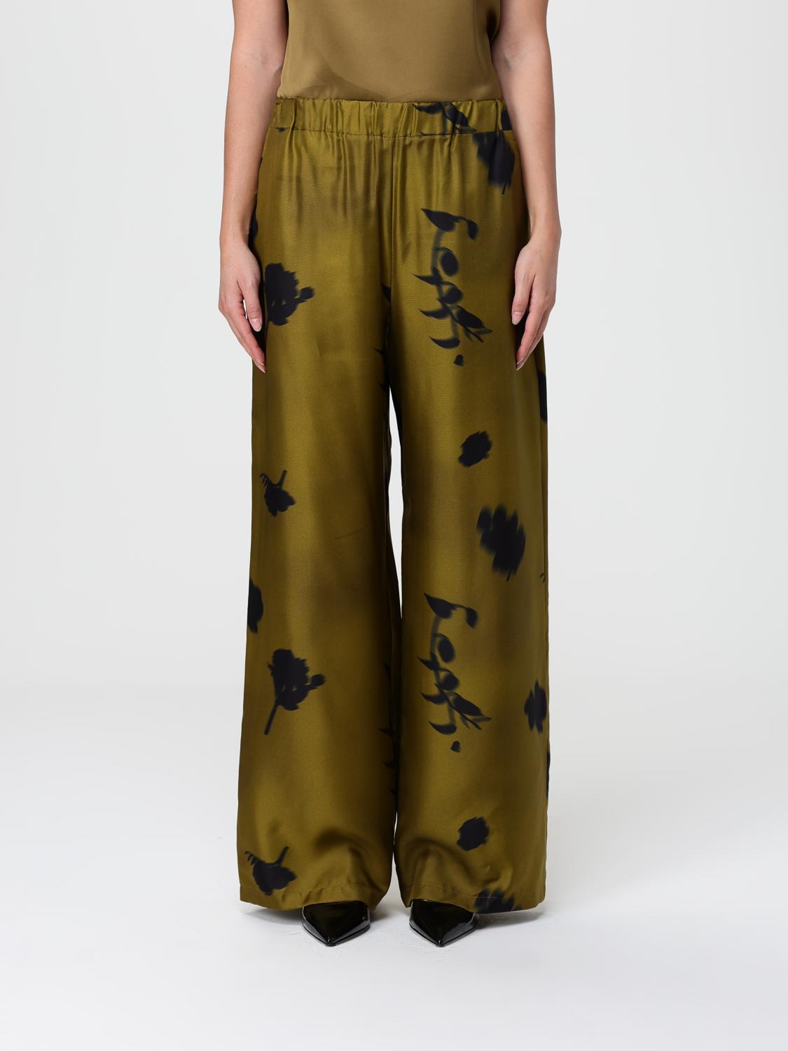 MM MAX MARA PANTS: Pants woman Mm Max Mara, Green - Img 1