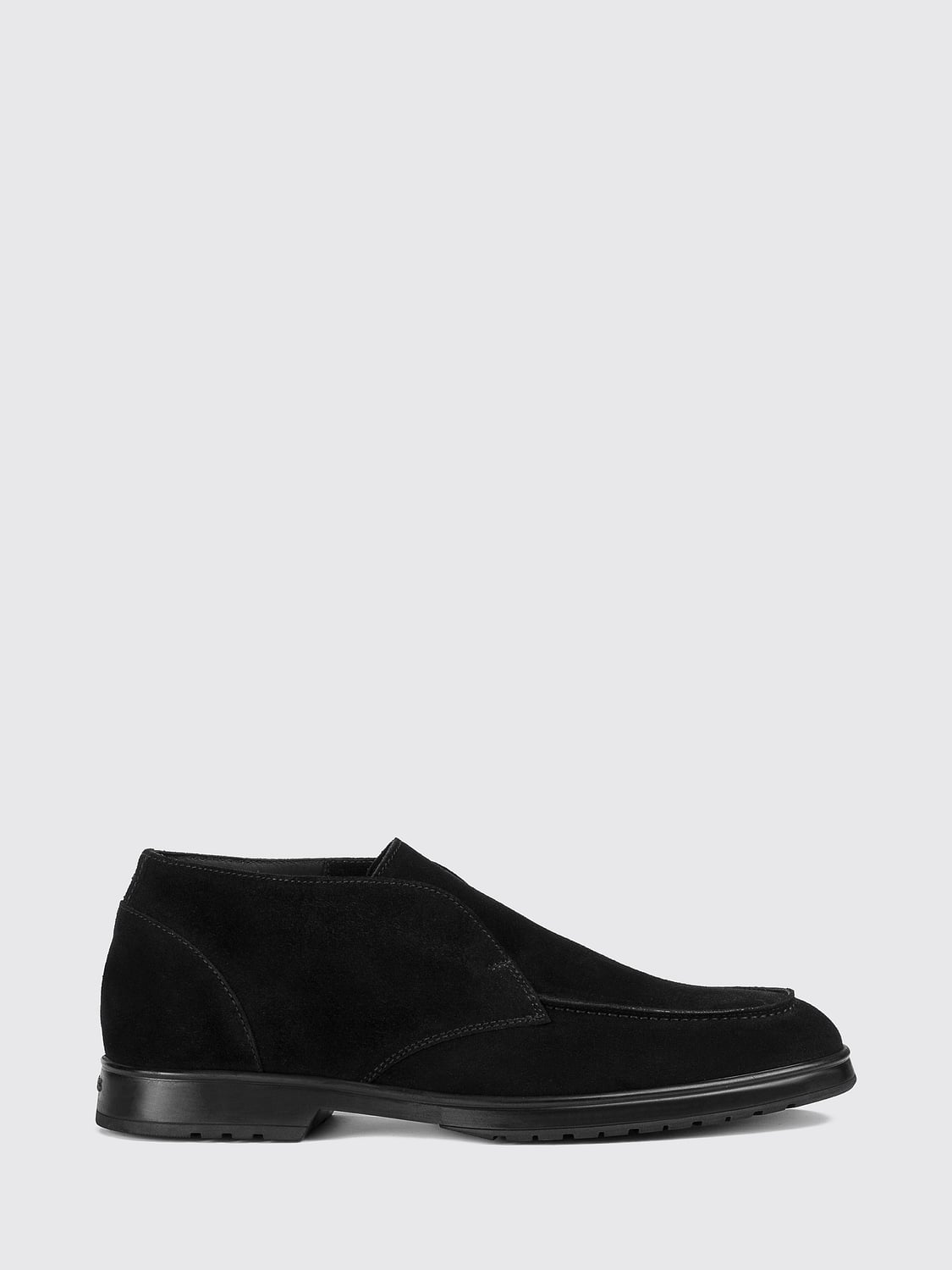 DOUCAL'S BOOT: Suede Desert Boots Doucal's, Black - Img 1