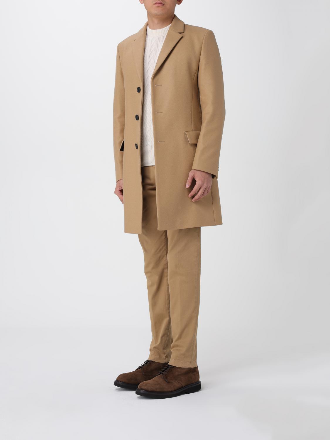 HUGO COAT: Coat men Hugo, Beige - Img 3