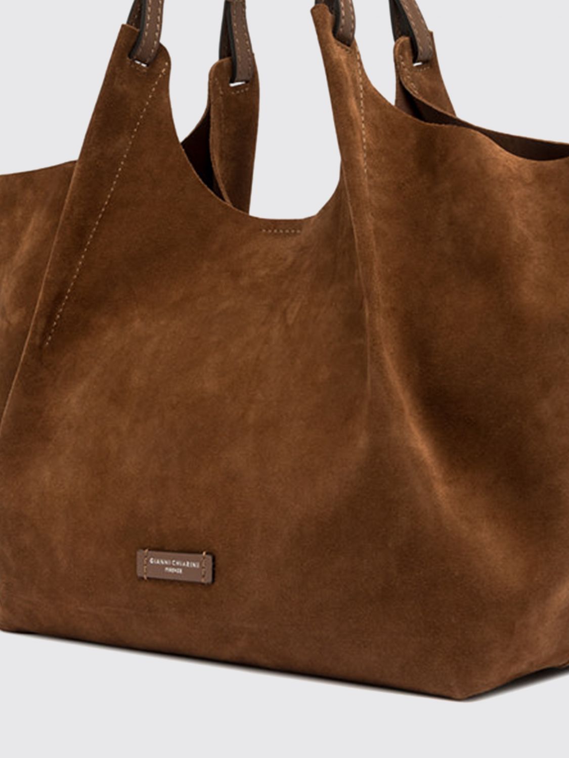 GIANNI CHIARINI CLUB MARCELLA SHOULDER BAG: Shoulder bag woman Gianni Chiarini Club Marcella, Brown - Img 3