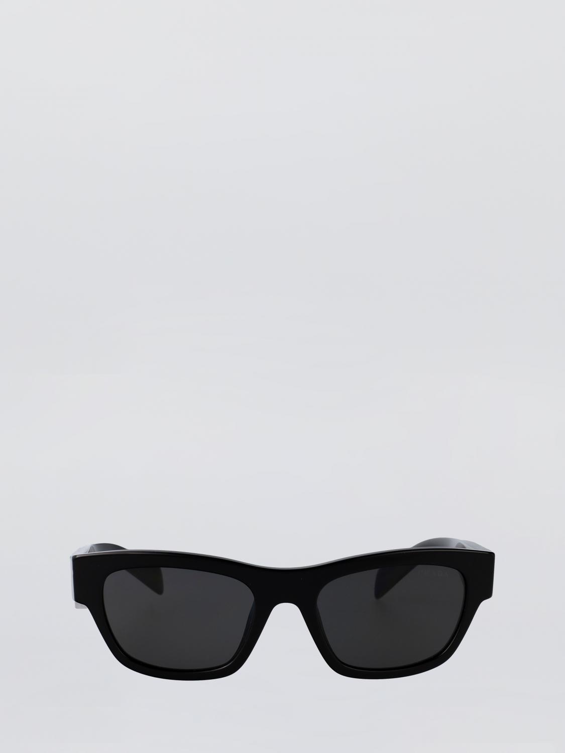 PRADA OCCHIALI DA SOLE: Occhiali da sole PR B09S Prada in acetato , Nero - Img 2