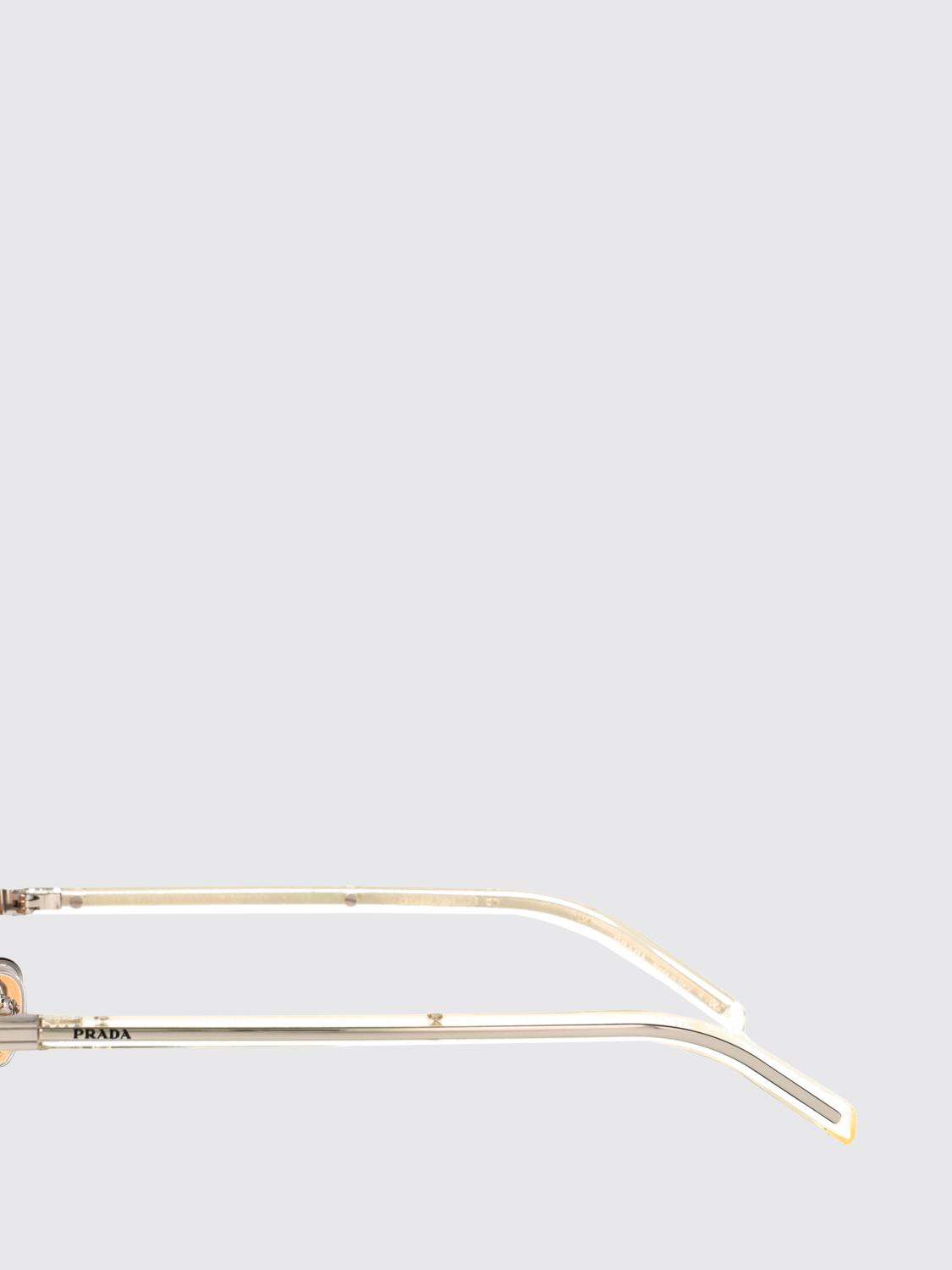 PRADA サングラス: Prada 0PRB53S スチール アセテート サングラス, シルバー - Img 3
