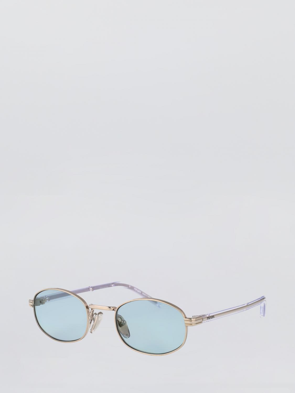 PRADA OCCHIALI DA SOLE: Occhiali da sole 0PRB53S Prada in acciaio ed acetato , Silver - Img 4