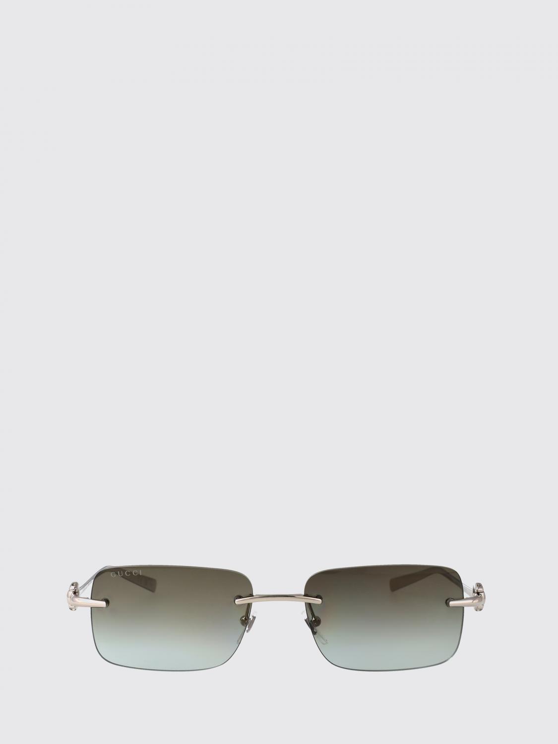 GUCCI SUNGLASSES: Sunglasses men Gucci, Silver - Img 2