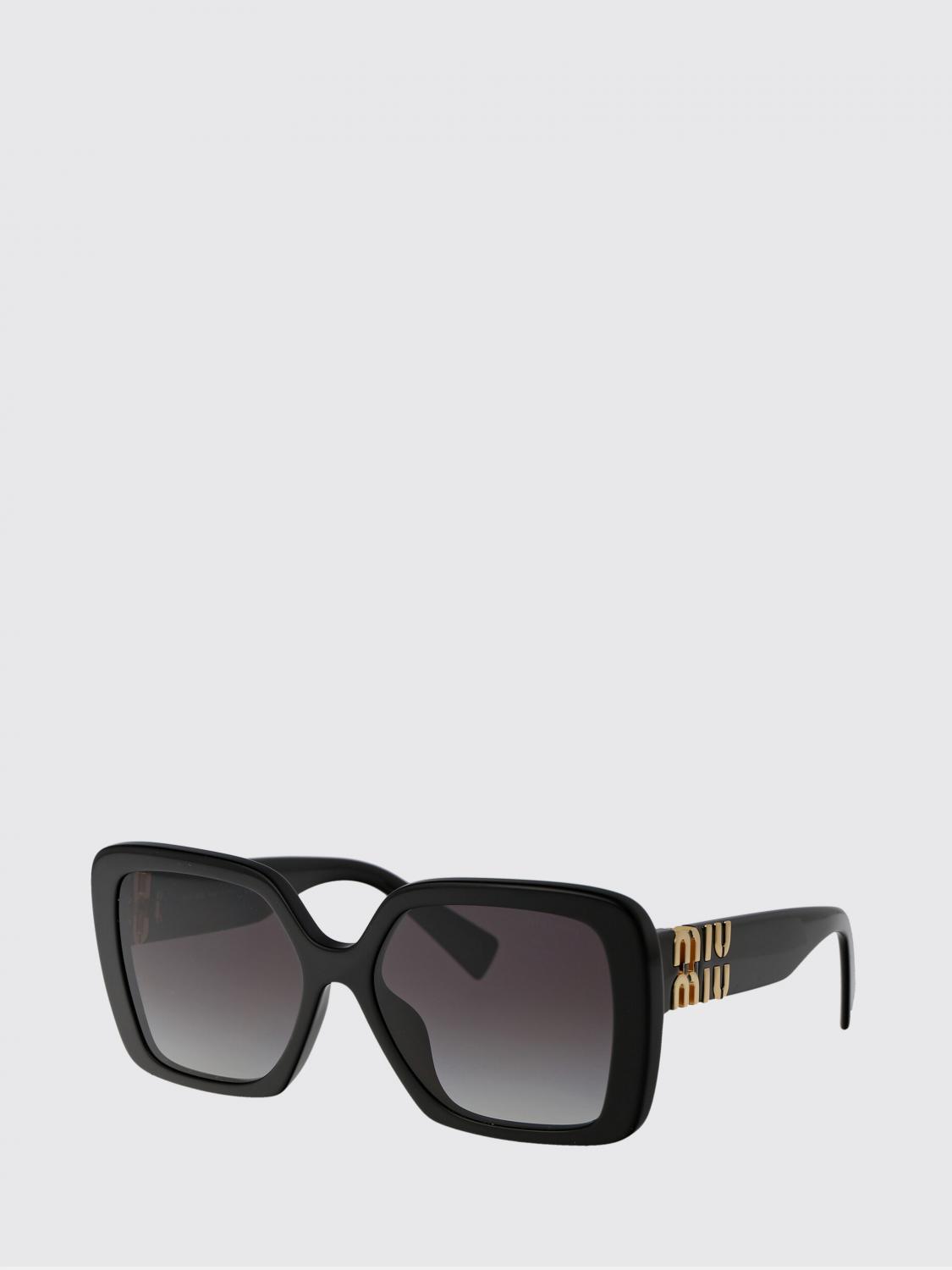 MIU MIU OCCHIALI DA SOLE: Occhiali da sole 0MU10YS Miu Miu in acetato , Nero - Img 1