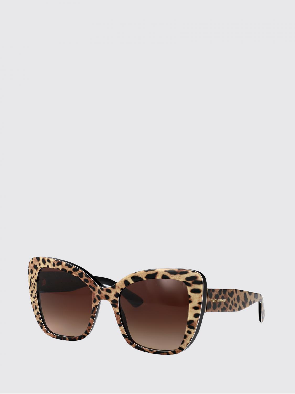 DOLCE & GABBANA GAFAS DE SOL: Gafas de sol DG 4348 Dolce & Gabbana de acetato, Marrón - Img 1
