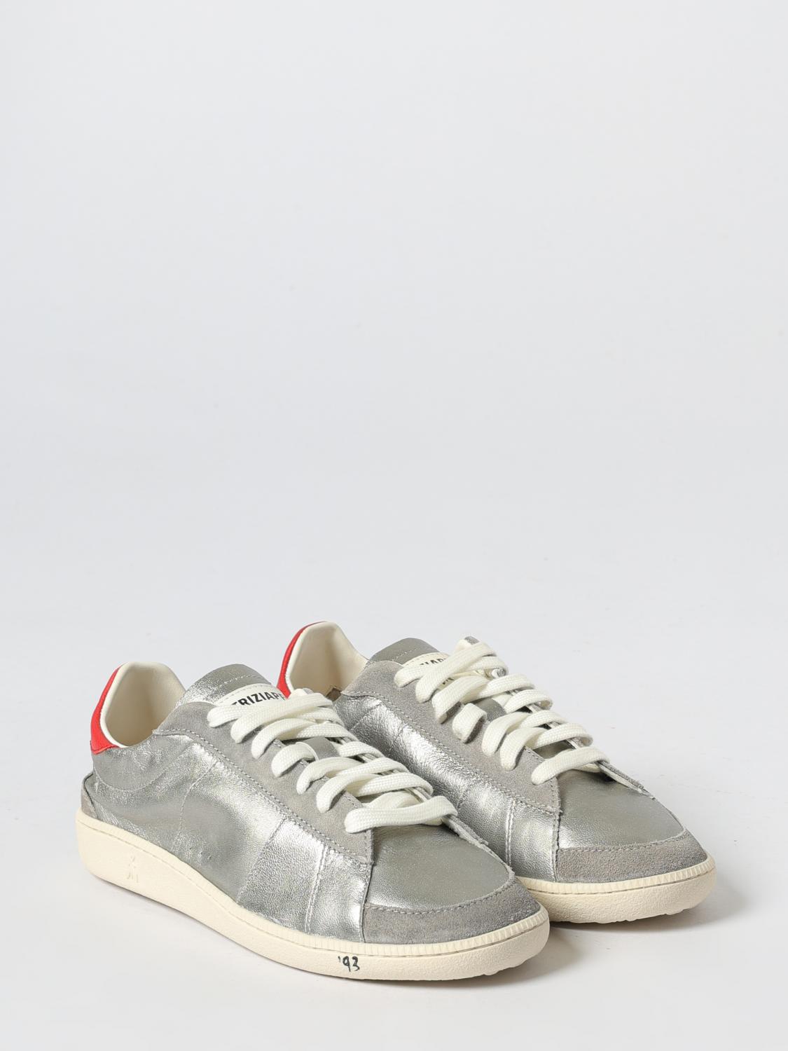 PATRIZIA PEPE SNEAKERS: Sneakers woman Patrizia Pepe, Silver - Img 2
