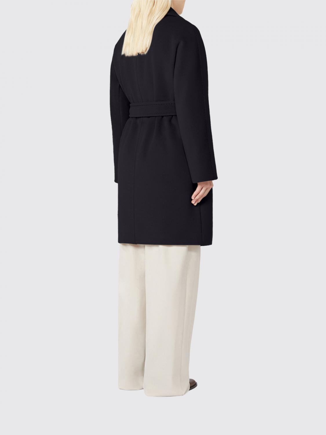 MAX MARA STUDIO CAPPOTTO: Cappotto in lana vergine Max Mara Studio, Nero - Img 2