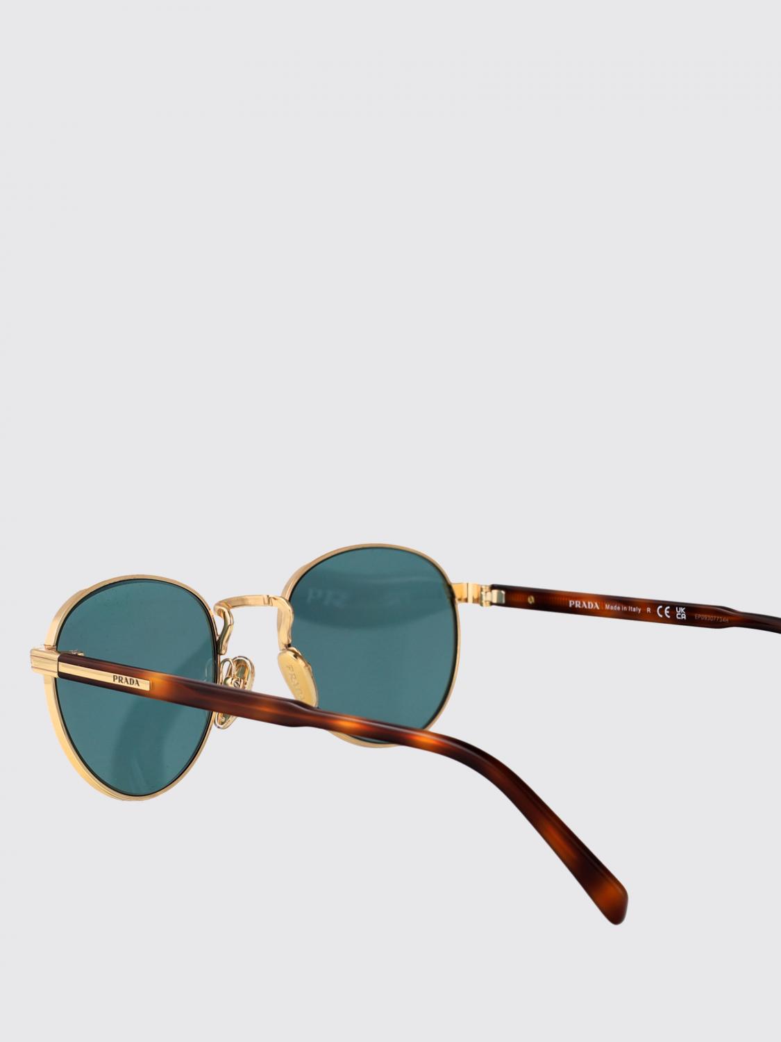 PRADA サングラス: Prada 0PRB51S アセテート メタル サングラス, ゴールド - Img 3