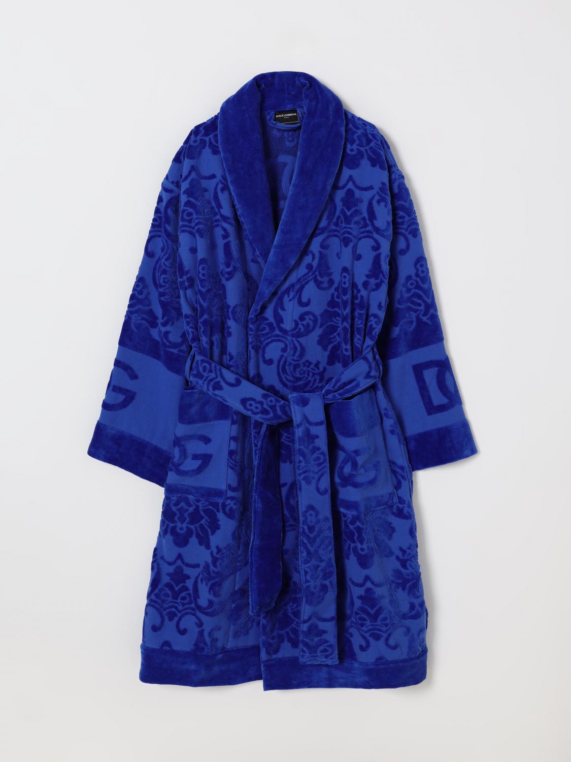 DOLCE & GABBANA BADEMÄNTEL: Bademantel herren Dolce & Gabbana, Blau - Img 1
