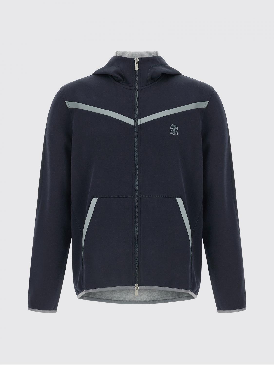 BRUNELLO CUCINELLI SWEATSHIRT: Sweatshirt men Brunello Cucinelli, Blue - Img 2