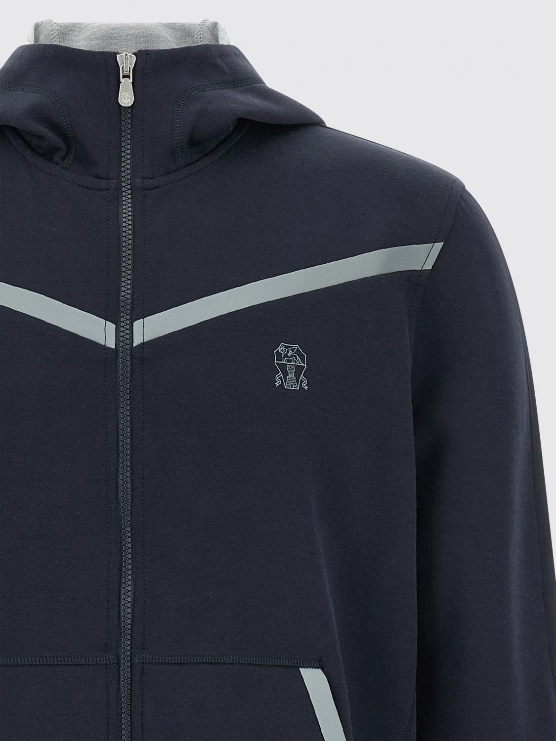 BRUNELLO CUCINELLI SWEATSHIRT: Sweatshirt men Brunello Cucinelli, Blue - Img 4