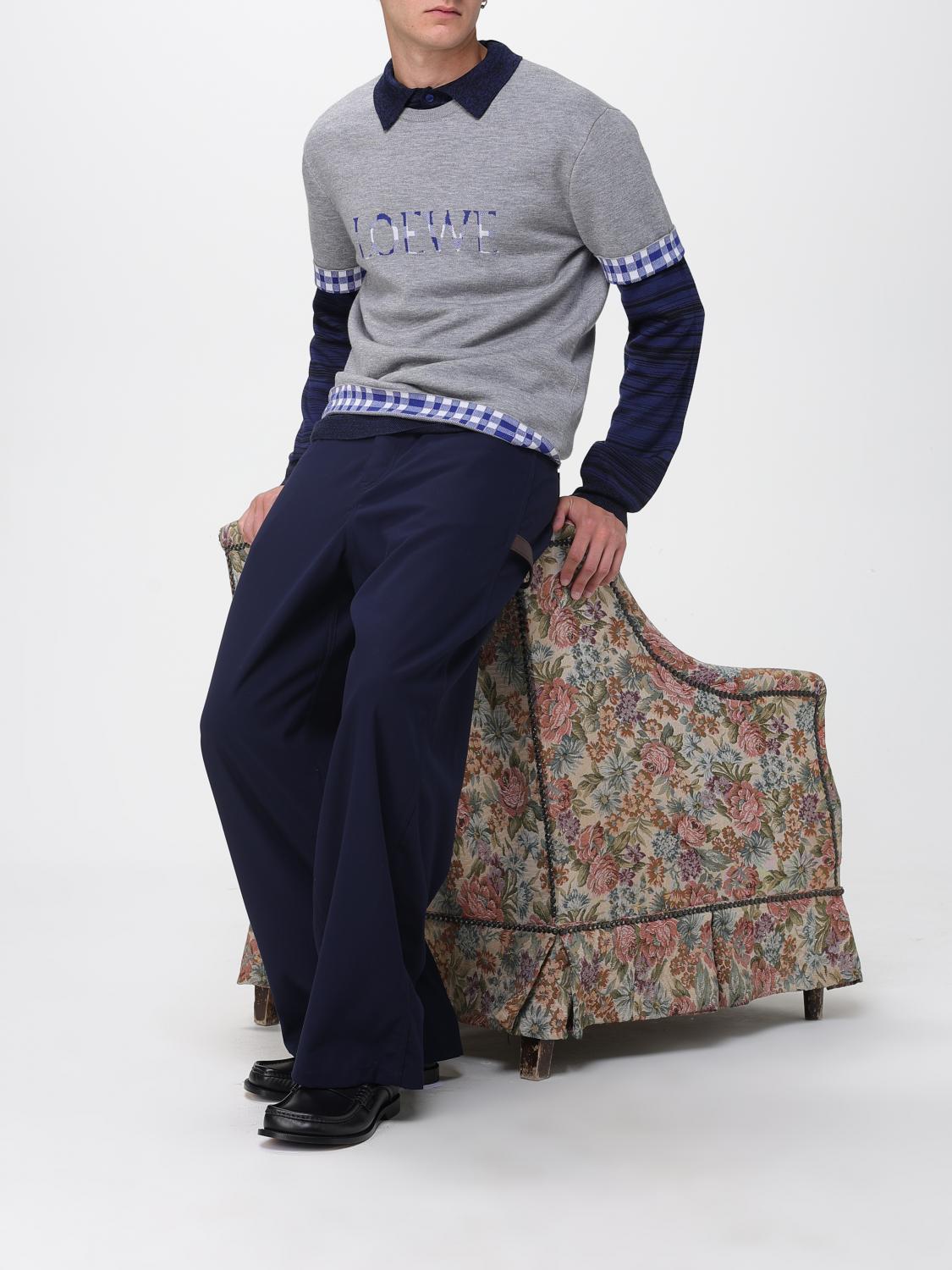LOEWE PANTS: Pants men Loewe, Blue - Img 2