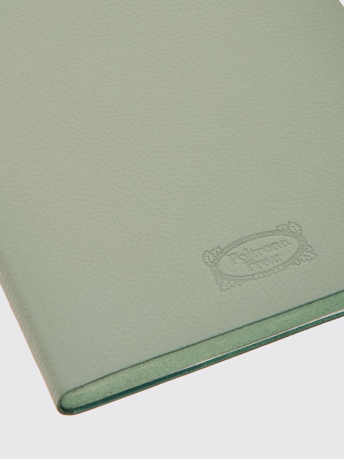 POLTRONA FRAU NOTIZBÜCHER UND SCHREIBWAREN: Schreibtisch-accessoires lifestyle Poltrona Frau, Grün - Img 2