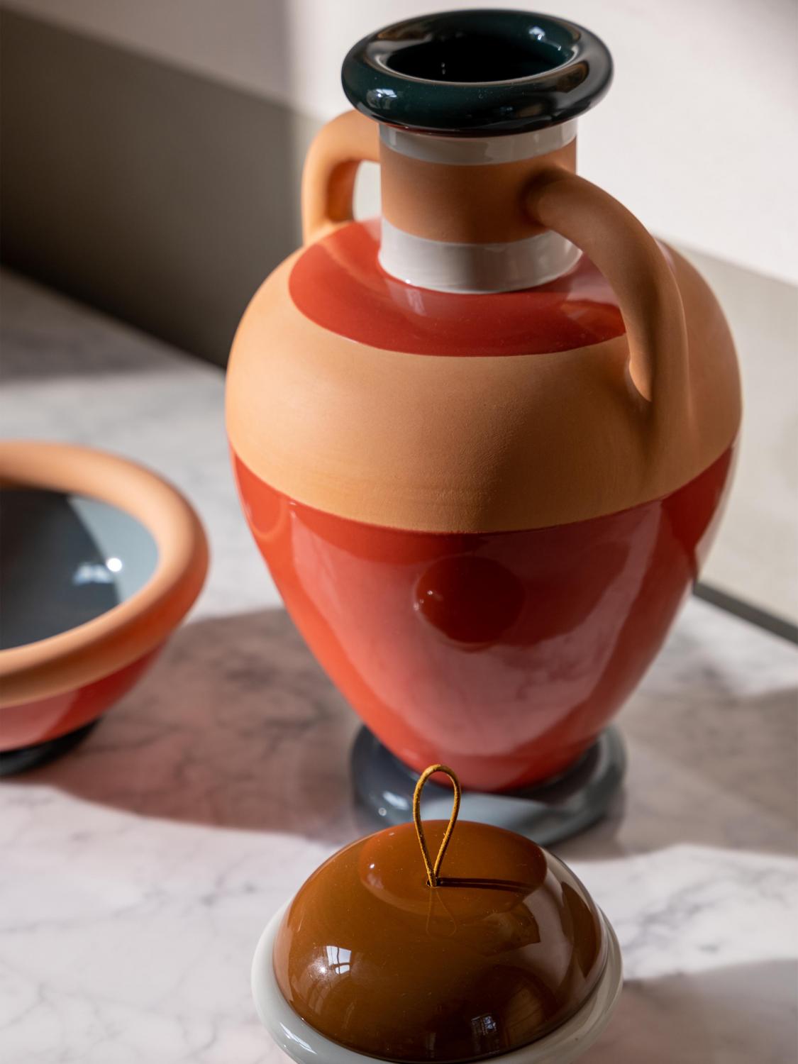 POLTRONA FRAU VASES: Vases lifestyle Poltrona Frau, Brown - Img 3