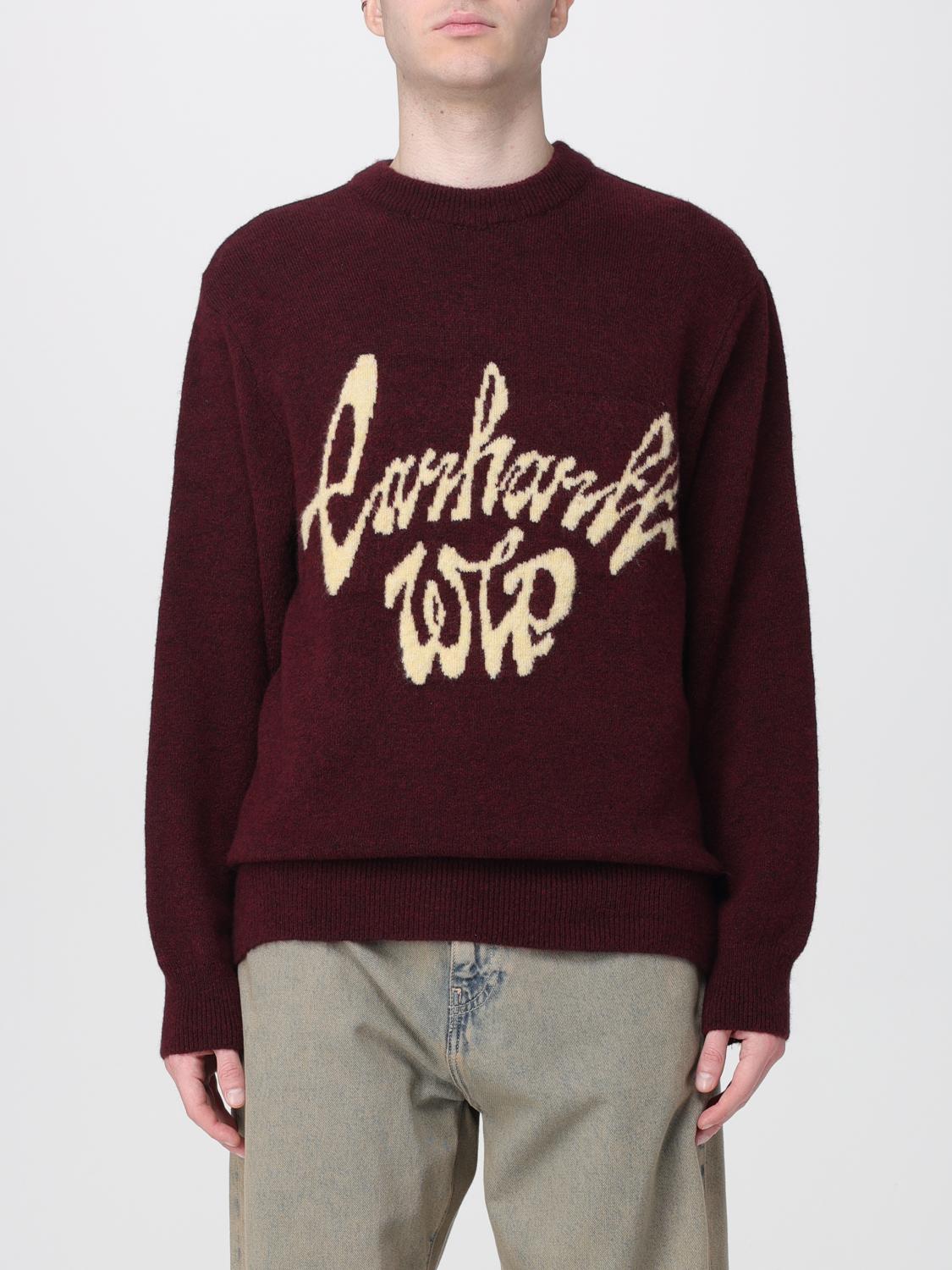 CARHARTT WIP PULLOVER: Pullover herren Carhartt Wip, Burgunderrot - Img 1