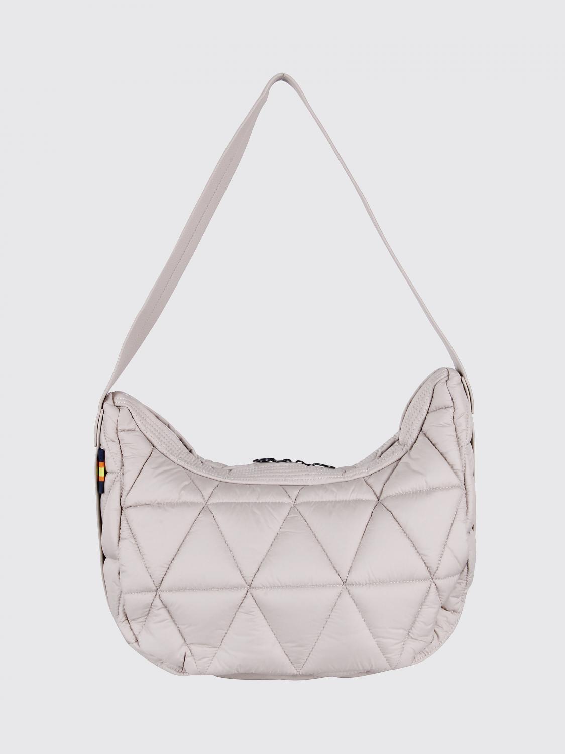 K-WAY SHOULDER BAG: Shoulder bag woman K-way, Beige - Img 1