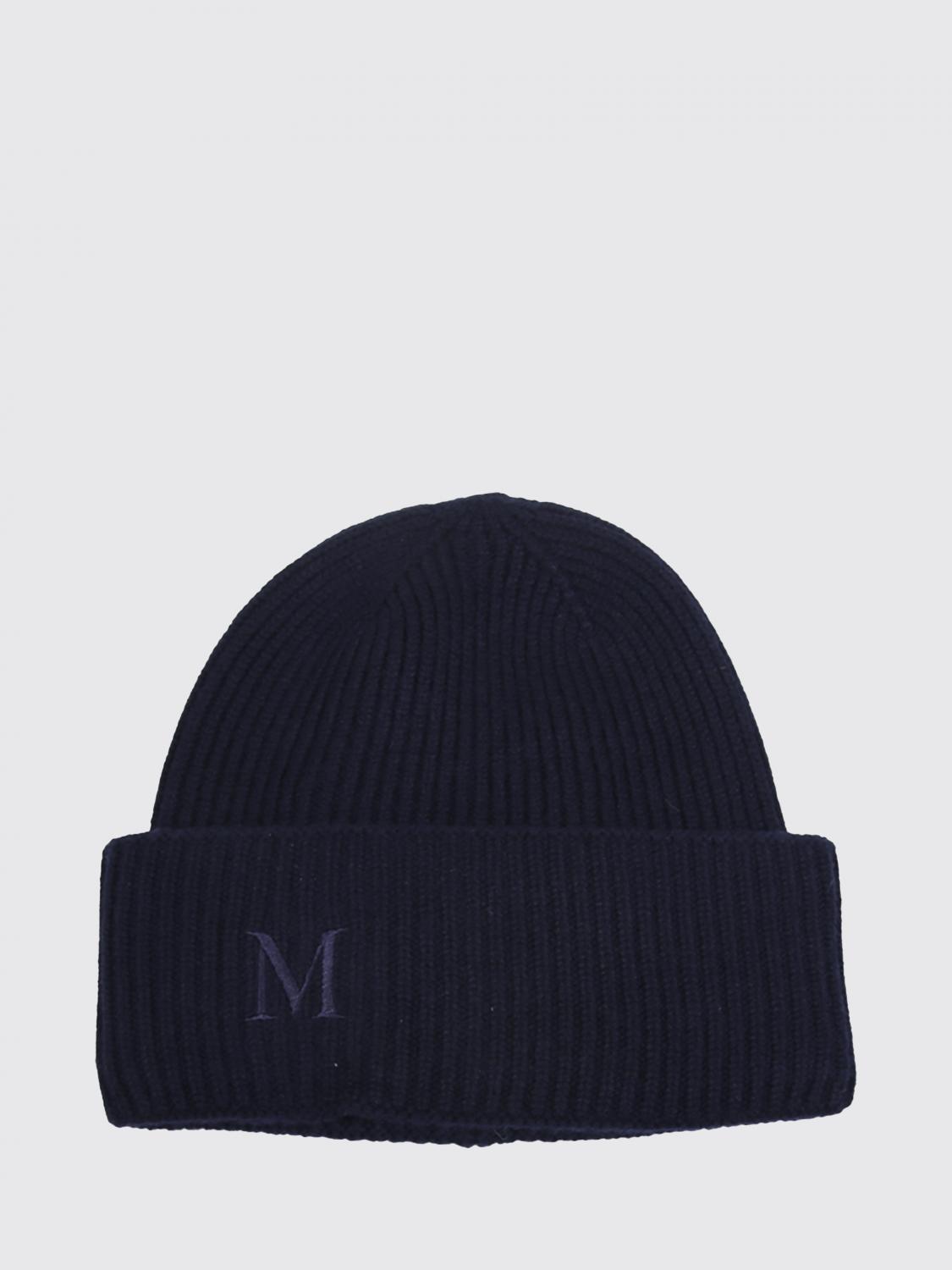 MAX MARA HAT: Hat woman Max Mara, Marine - Img 1