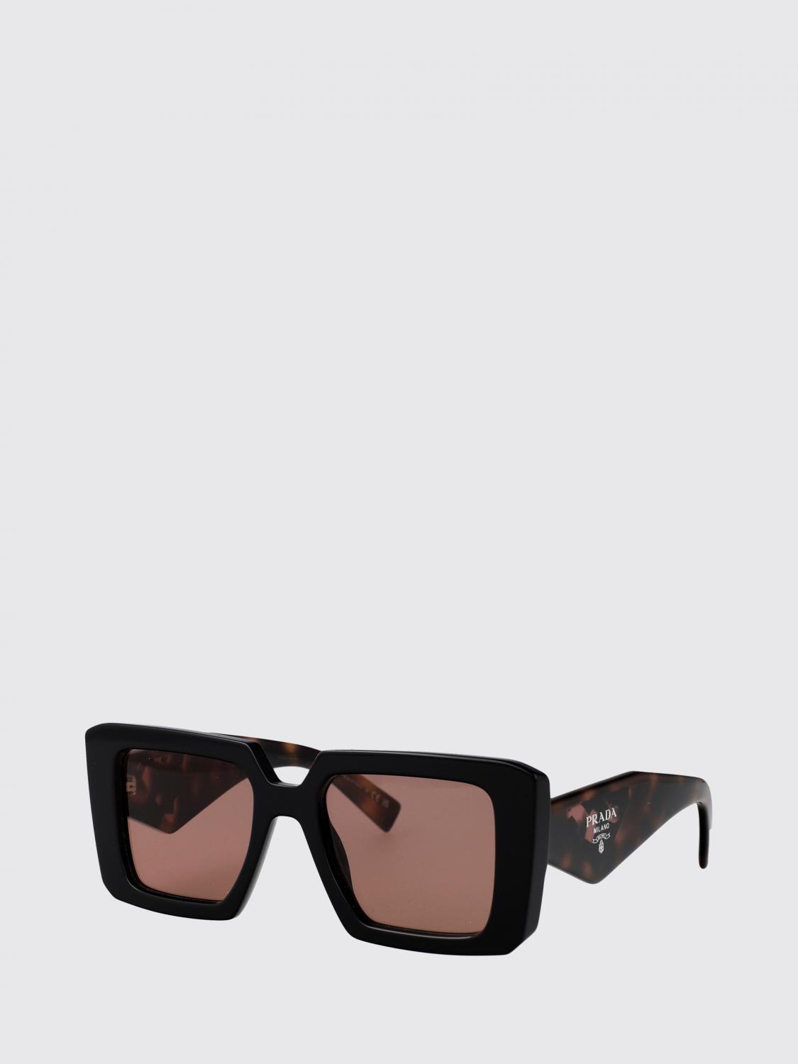 PRADA サングラス: Prada 0PR23YS べっ甲アセテートサングラス, ブラック - Img 1