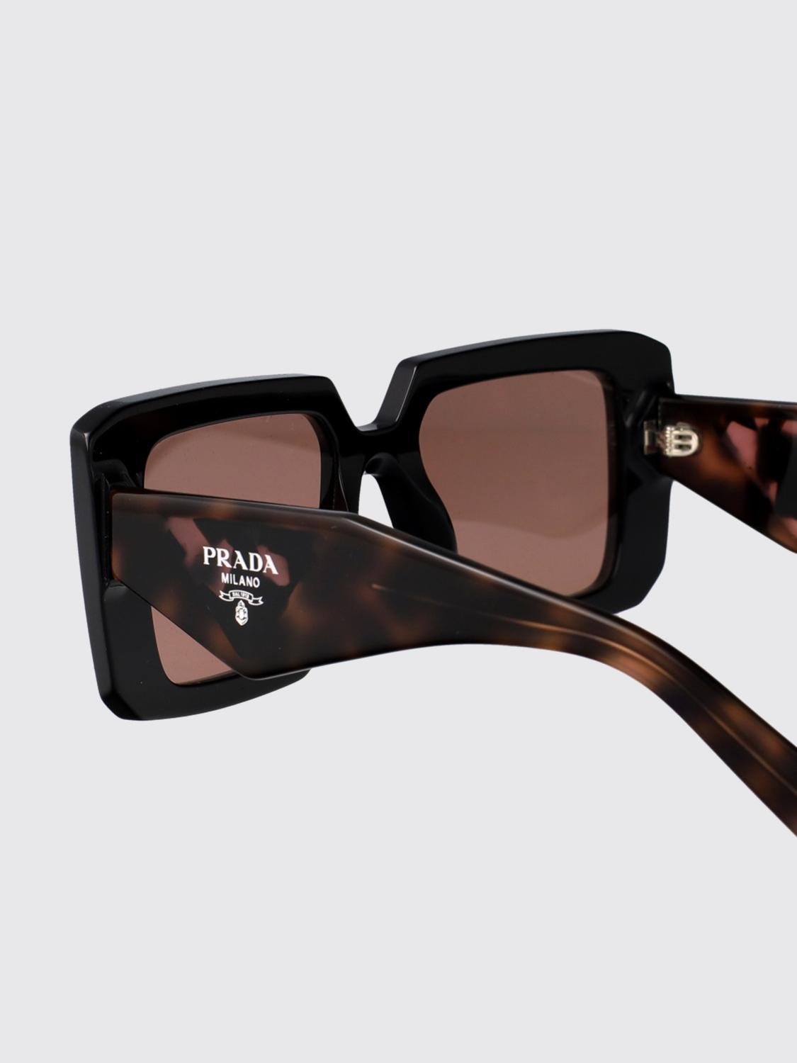 PRADA サングラス: Prada 0PR23YS べっ甲アセテートサングラス, ブラック - Img 4