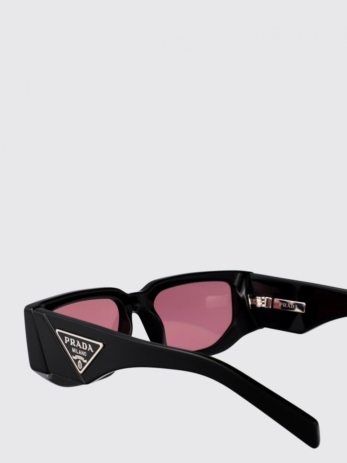 PRADA SUNGLASSES: 0PR09ZS Acetate Sunglasses Prada, Black - Img 3