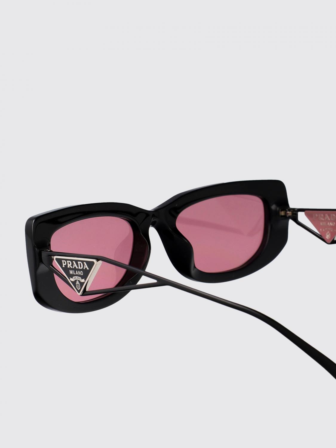PRADA サングラス: Prada 0PR14YS アセテート&メタルサングラス, ブラック - Img 4