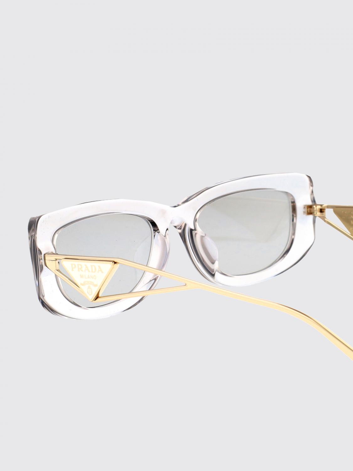 PRADA GAFAS DE SOL: Gafas de sol 0PR14YS Prada de acetato y metal, Gris - Img 4