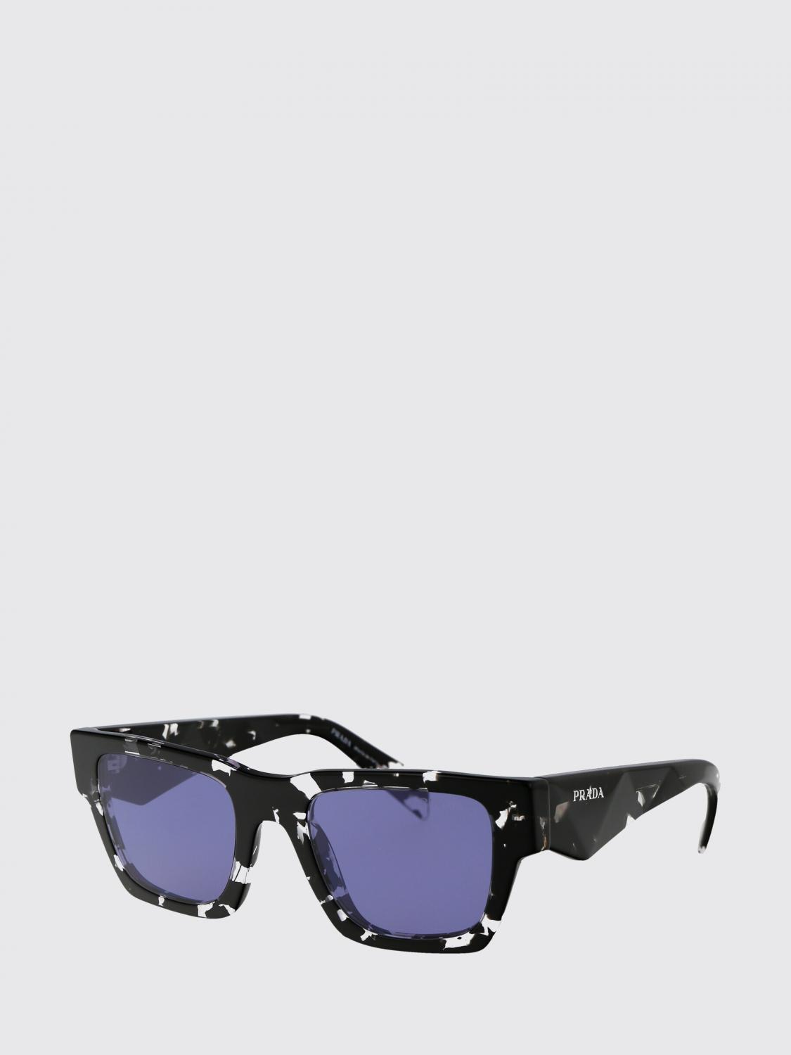 PRADA サングラス: Prada 0PRA06S べっ甲柄アセテートサングラス, ブラック - Img 1