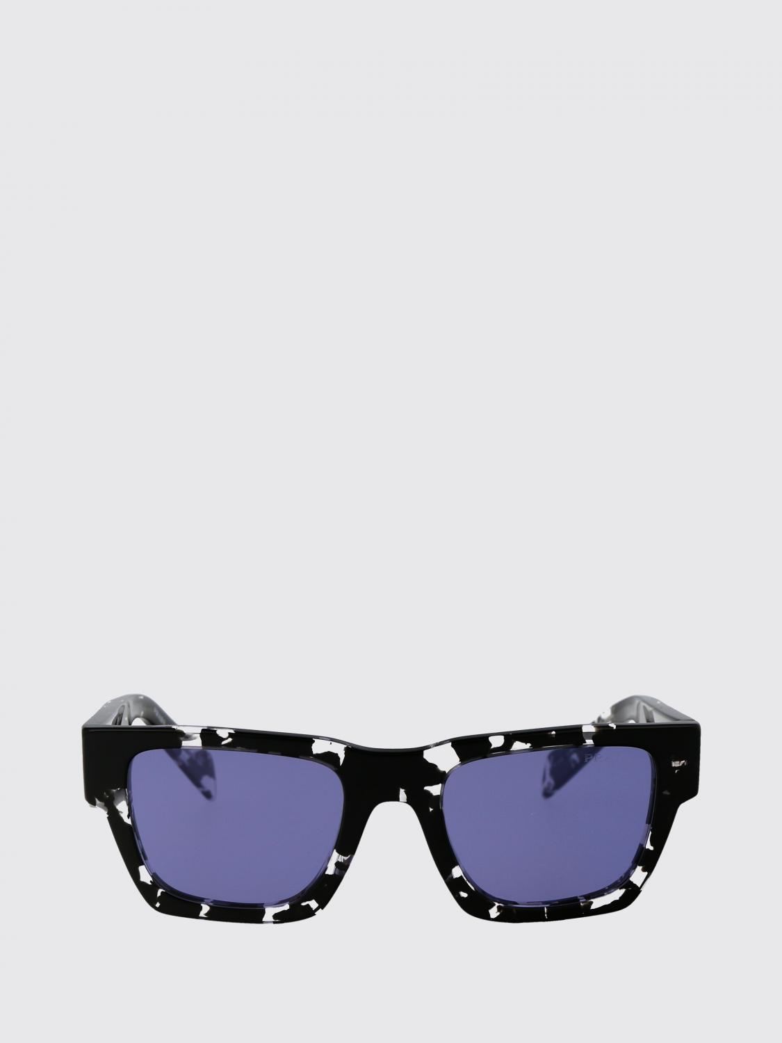 PRADA サングラス: Prada 0PRA06S べっ甲柄アセテートサングラス, ブラック - Img 2