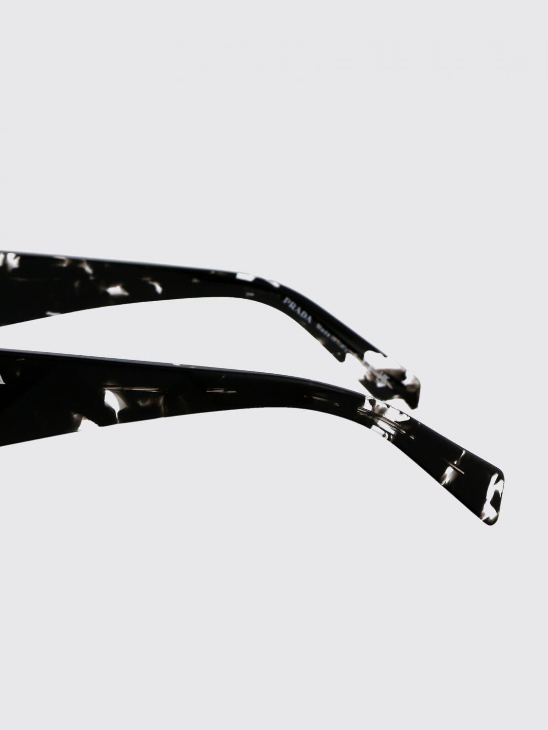 PRADA サングラス: Prada 0PRA06S べっ甲柄アセテートサングラス, ブラック - Img 3