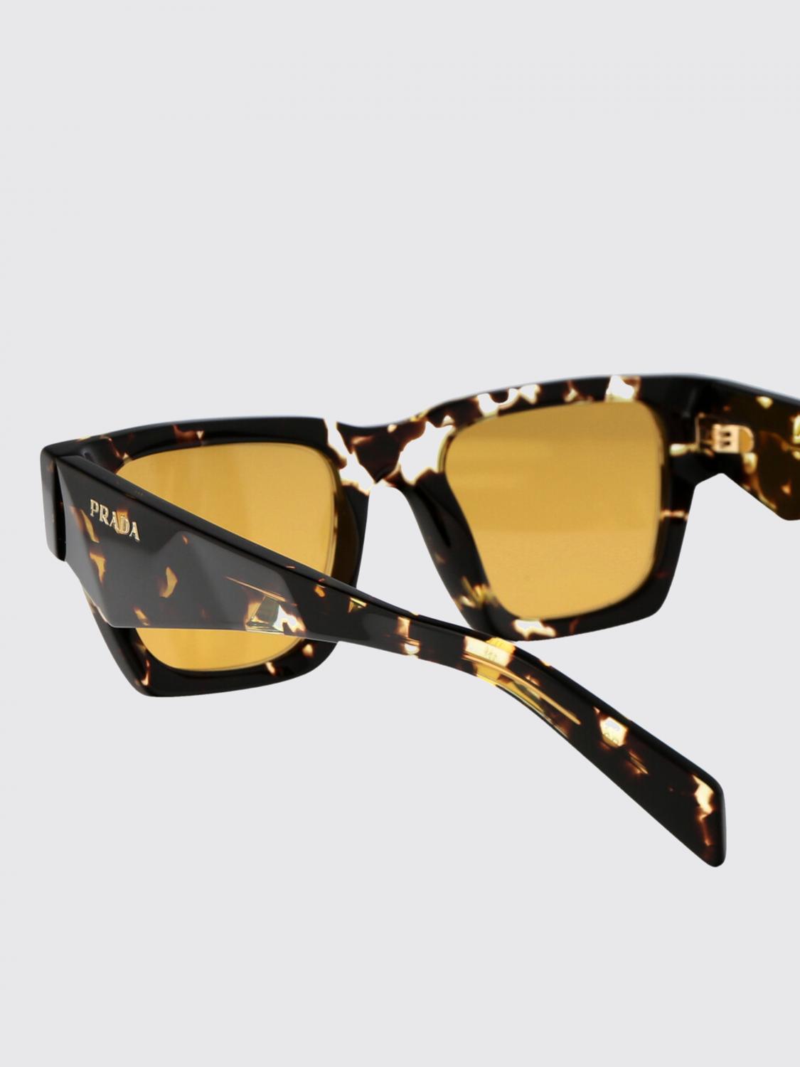 PRADA 선글라스: Prada 0PRA06S 거북 등껍질 아세테이트 선글라스, 브라운 - Img 4
