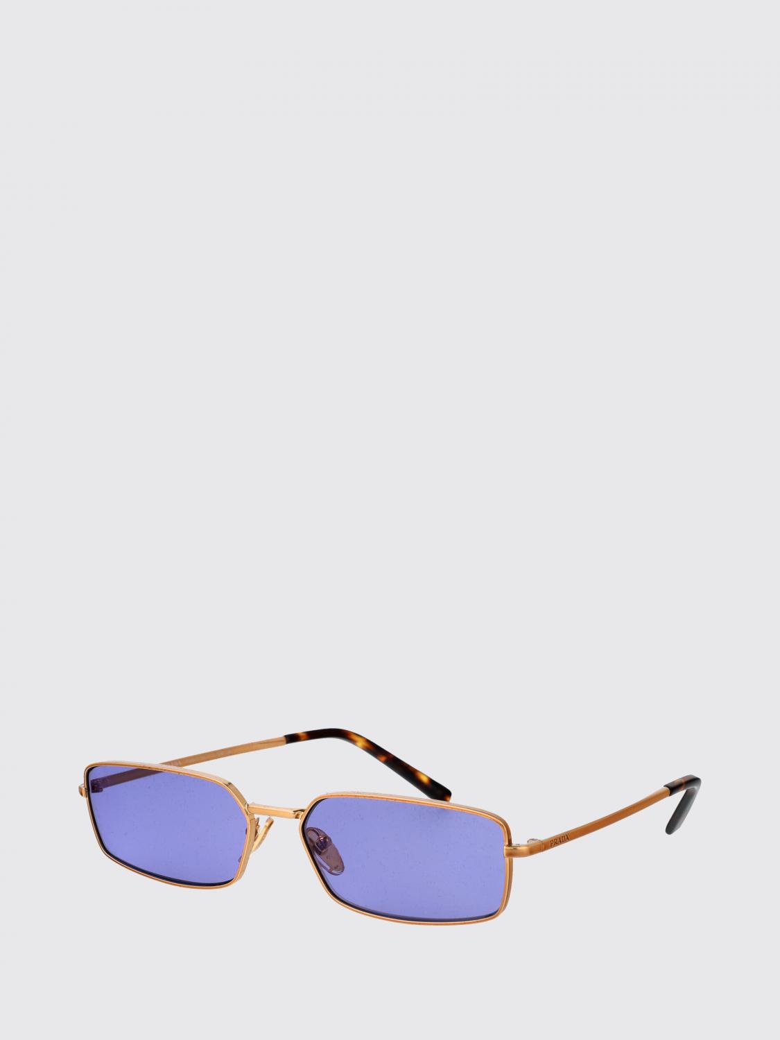 PRADA サングラス: Prada 0PRA60S メタル&アセテートサングラス, ブラウン - Img 1