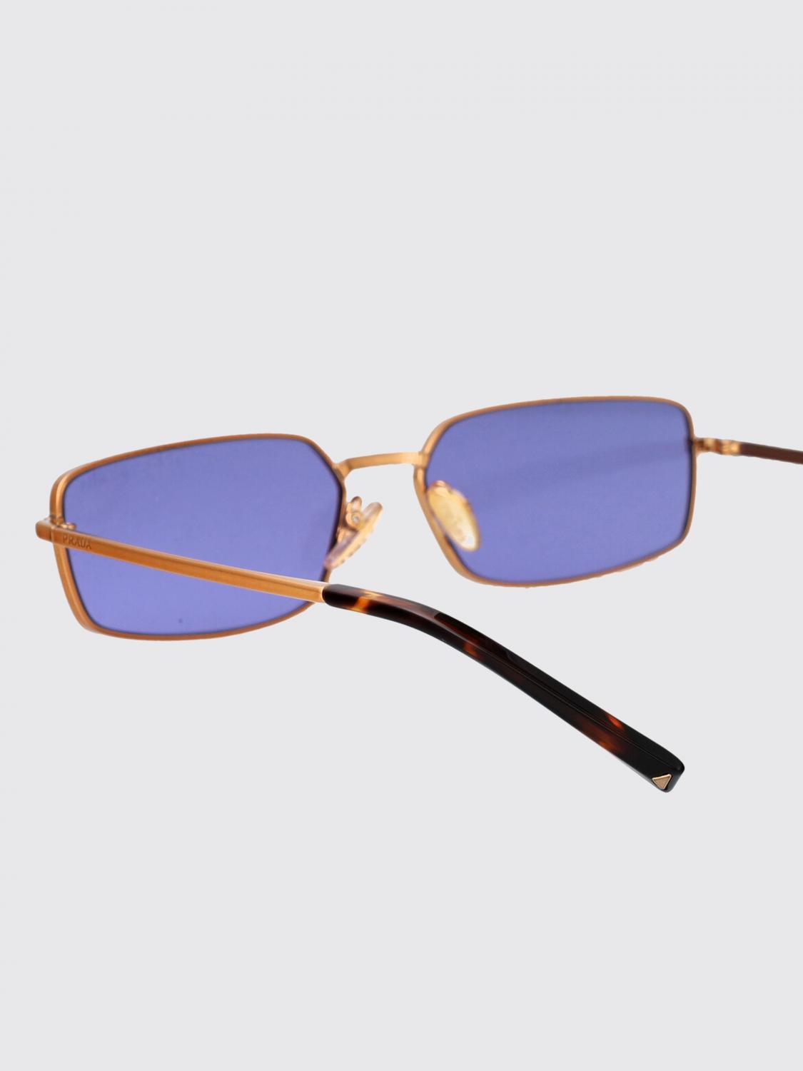PRADA サングラス: Prada 0PRA60S メタル&アセテートサングラス, ブラウン - Img 4