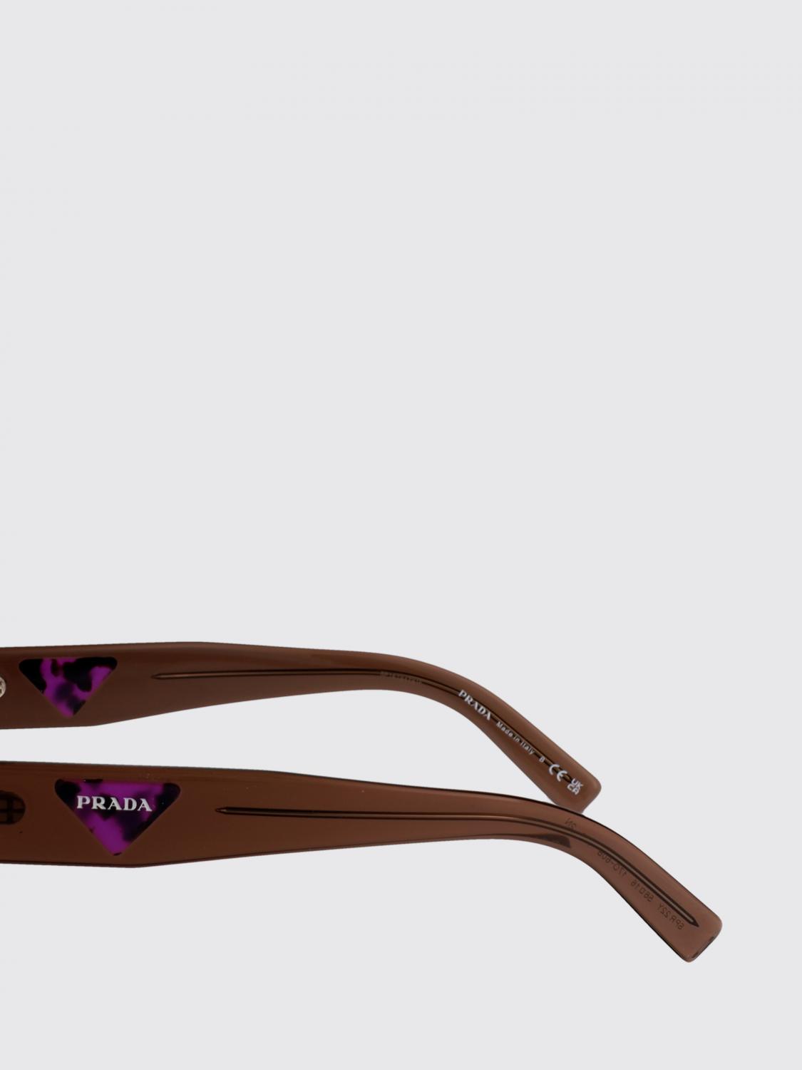 PRADA 선글라스: Prada 0PR22YS 아세테이트 선글라스, 브라운 - Img 3