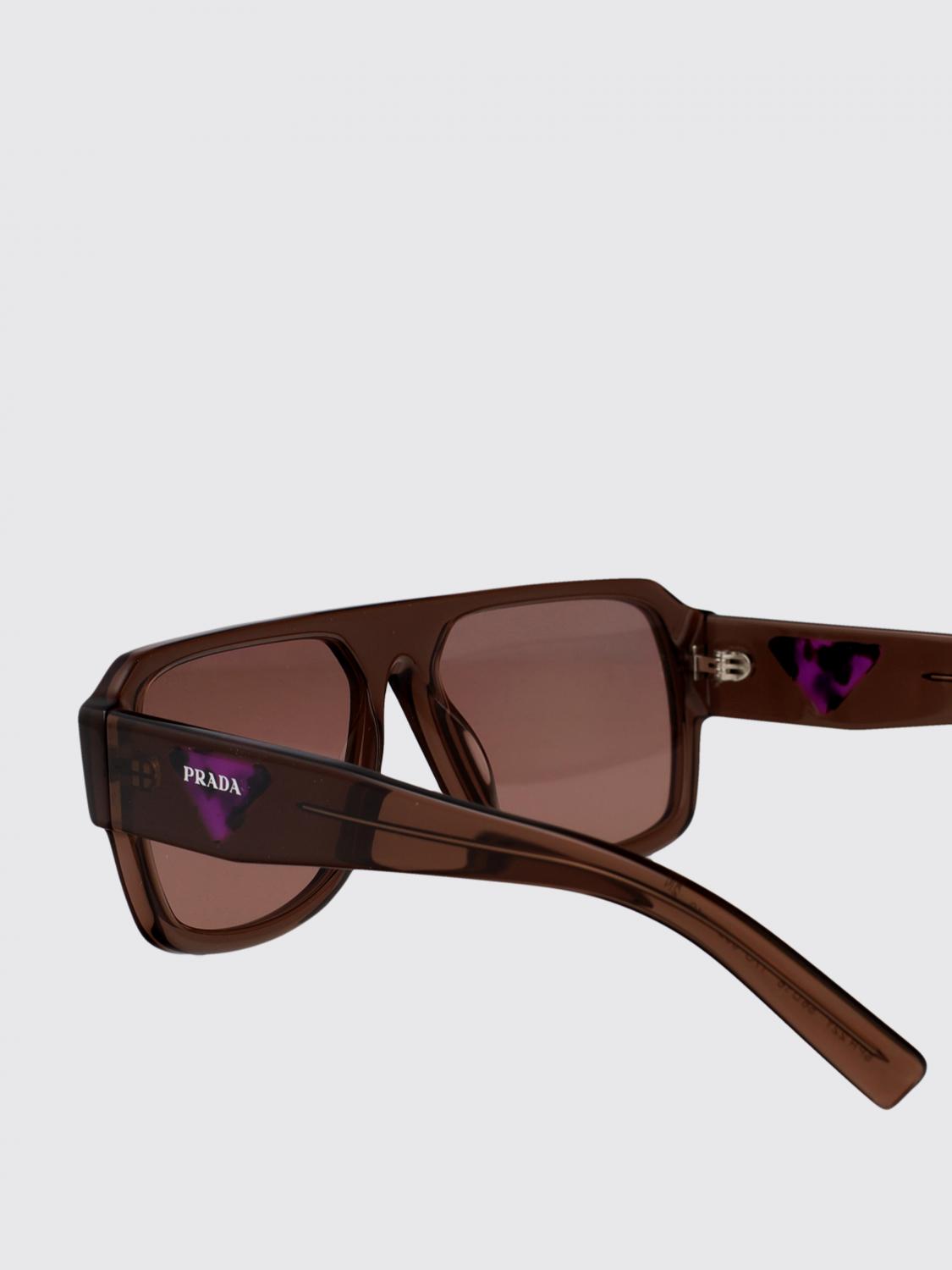 PRADA 선글라스: Prada 0PR22YS 아세테이트 선글라스, 브라운 - Img 4