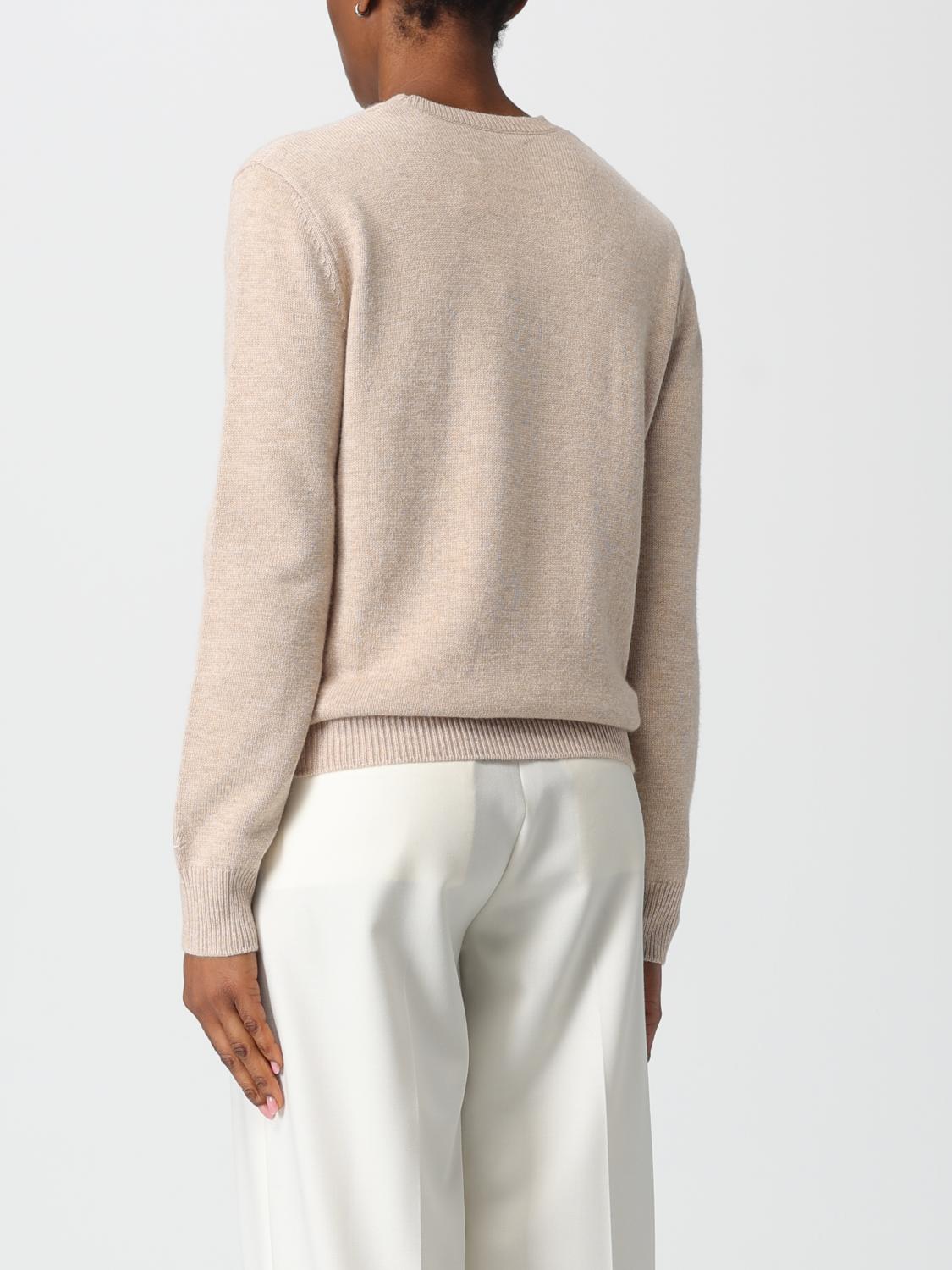 MC2 SAINT BARTH SWEATER: Sweater woman Mc2 Saint Barth, Beige - Img 2